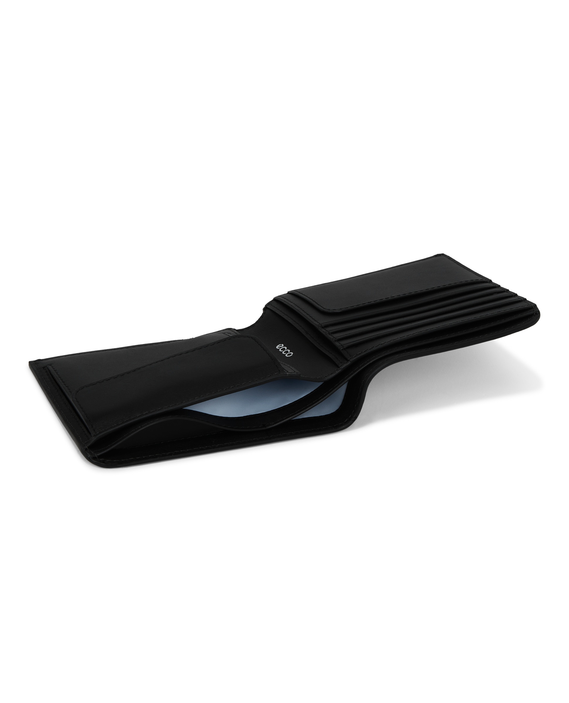 ECCOยฎ Small Leather Wallet - Black - Inside