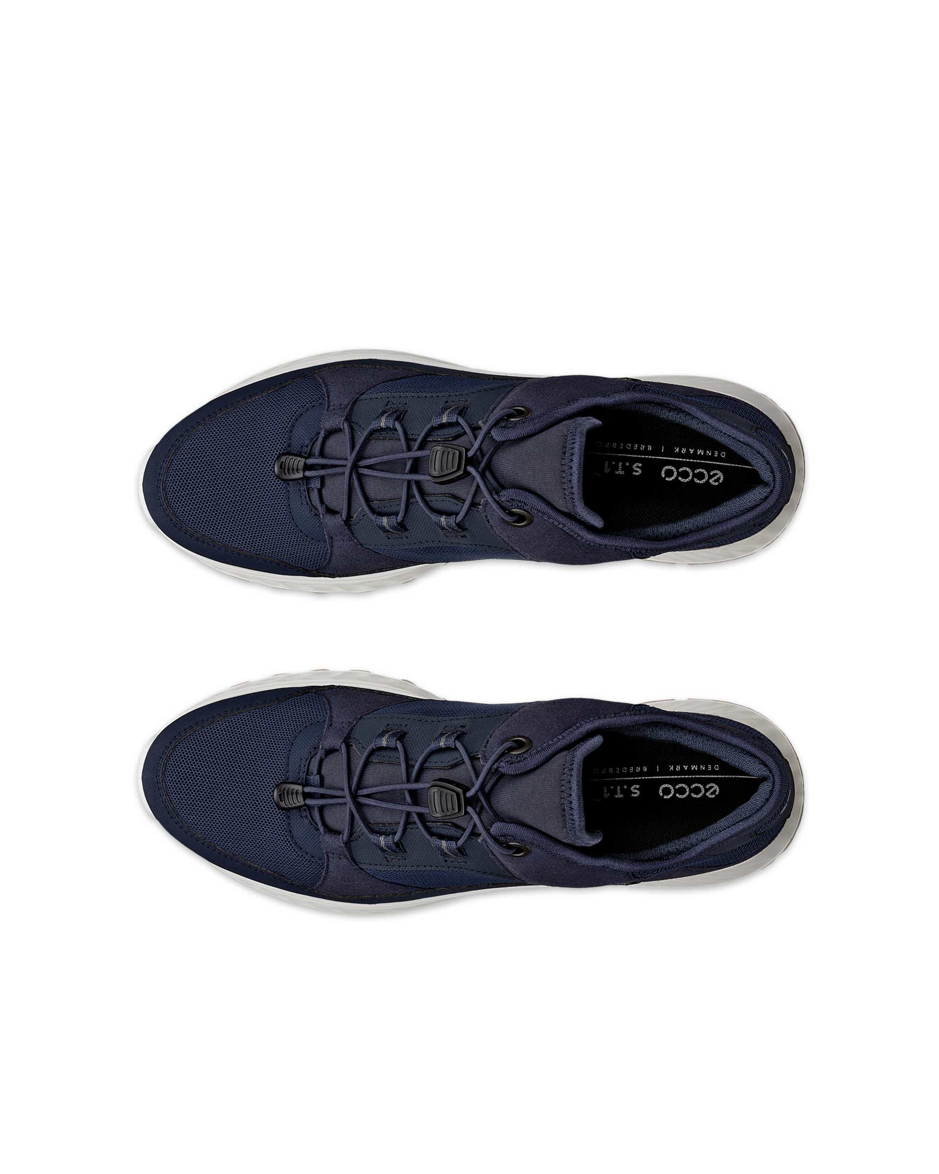 ECCO® Exostride Dames Gore-Tex sneaker - Blauw - Top left pair