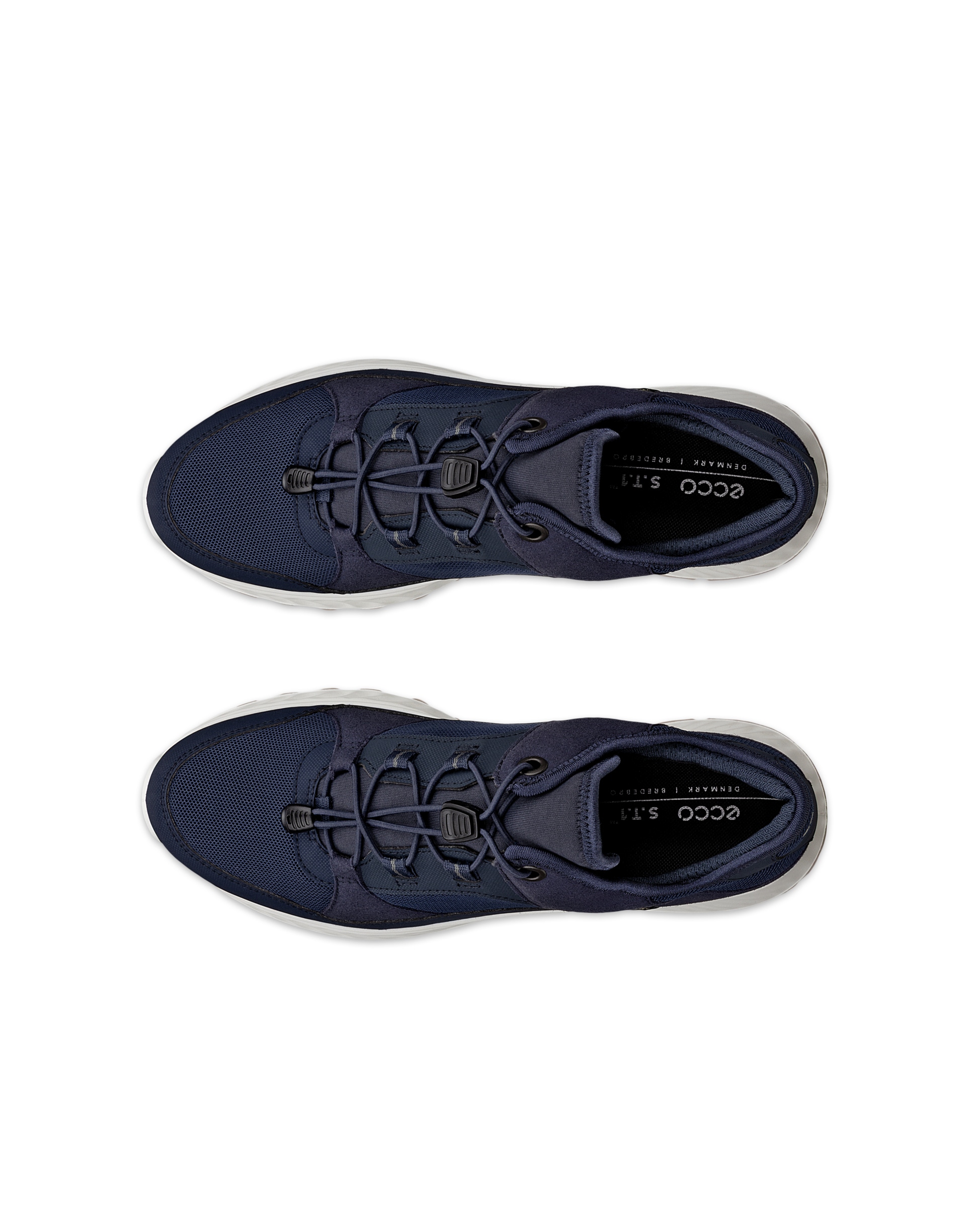 ECCO® Exostride Dames Gore-Tex sneaker - Blauw - Top left pair