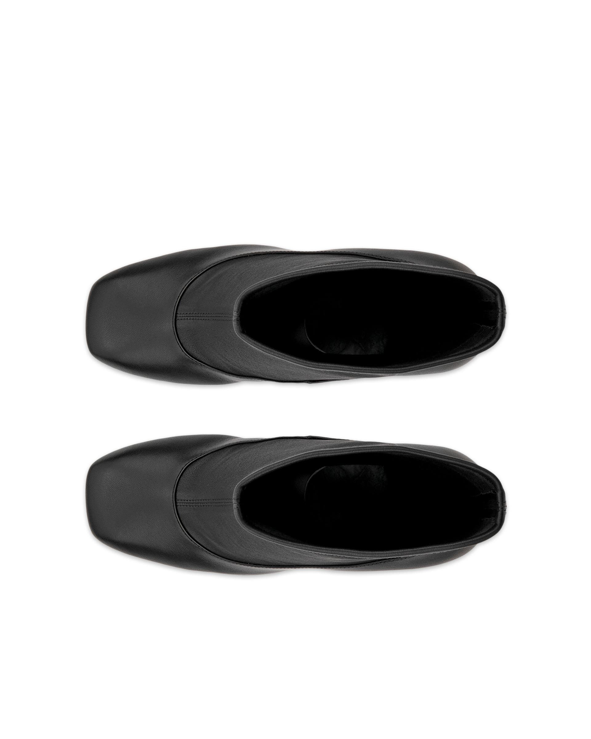 Damskie skórzane buty za kostkę ECCO® SCULPTED ALBA 65 - Czarny - Top left pair