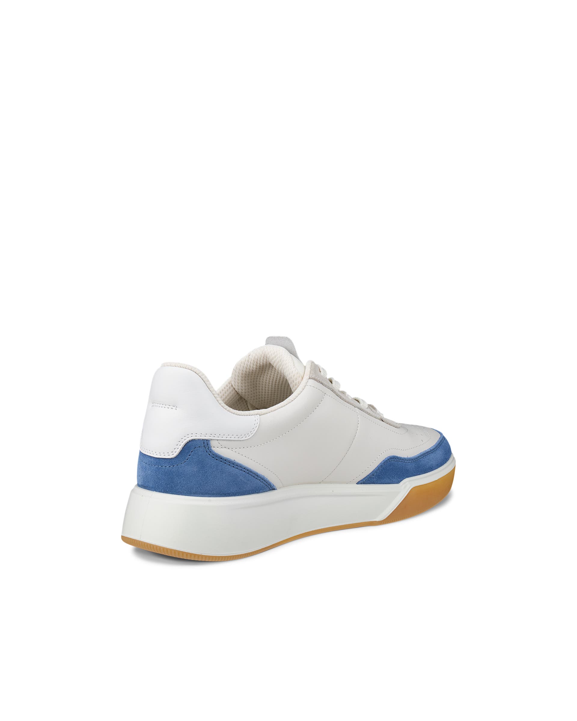 ECCO® STREET COURT Herren Ledersneaker - Blau - Back