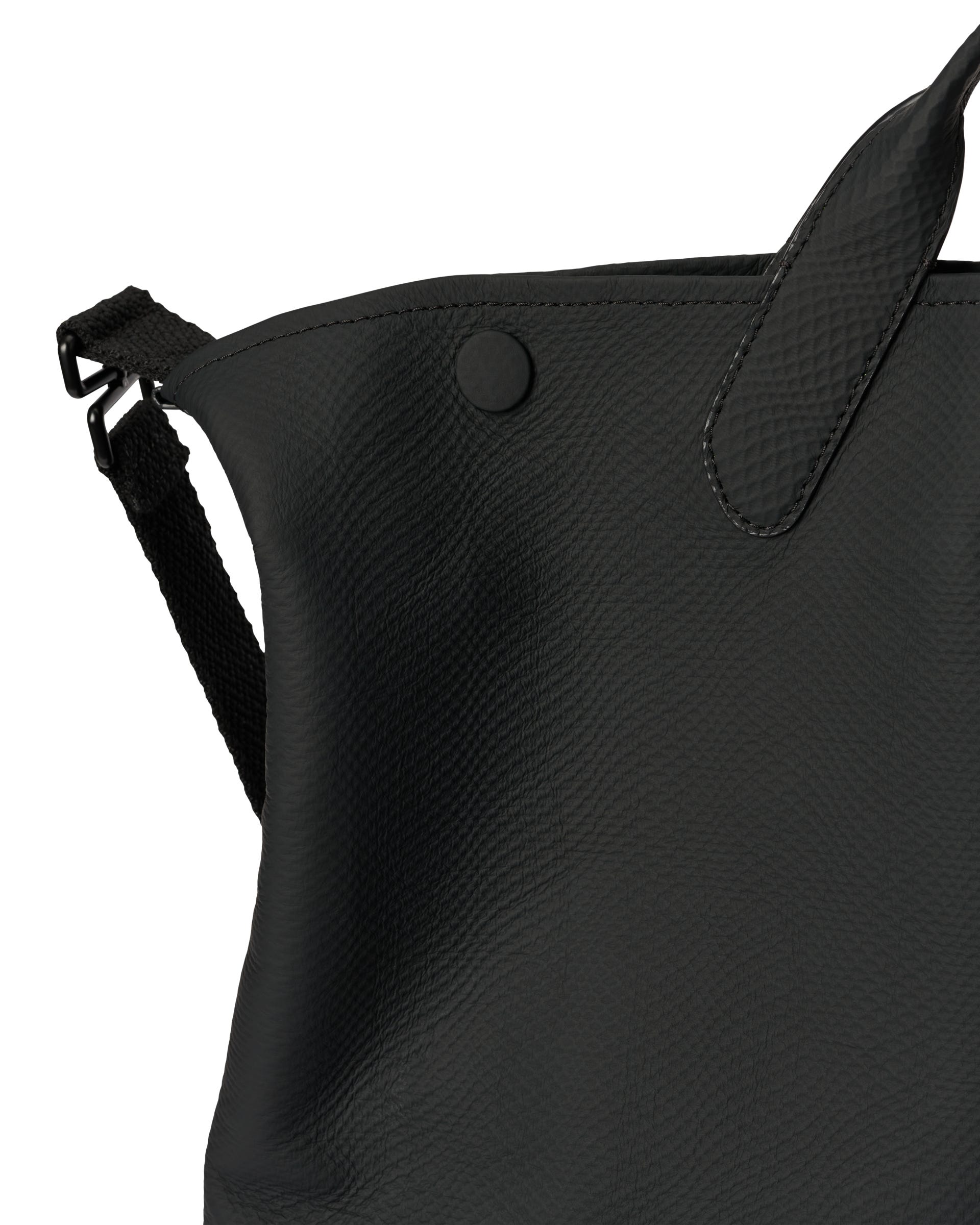 ECCO Tote Soft East West Large Ripstop レザートートバッグ - ブラック - Detail-1