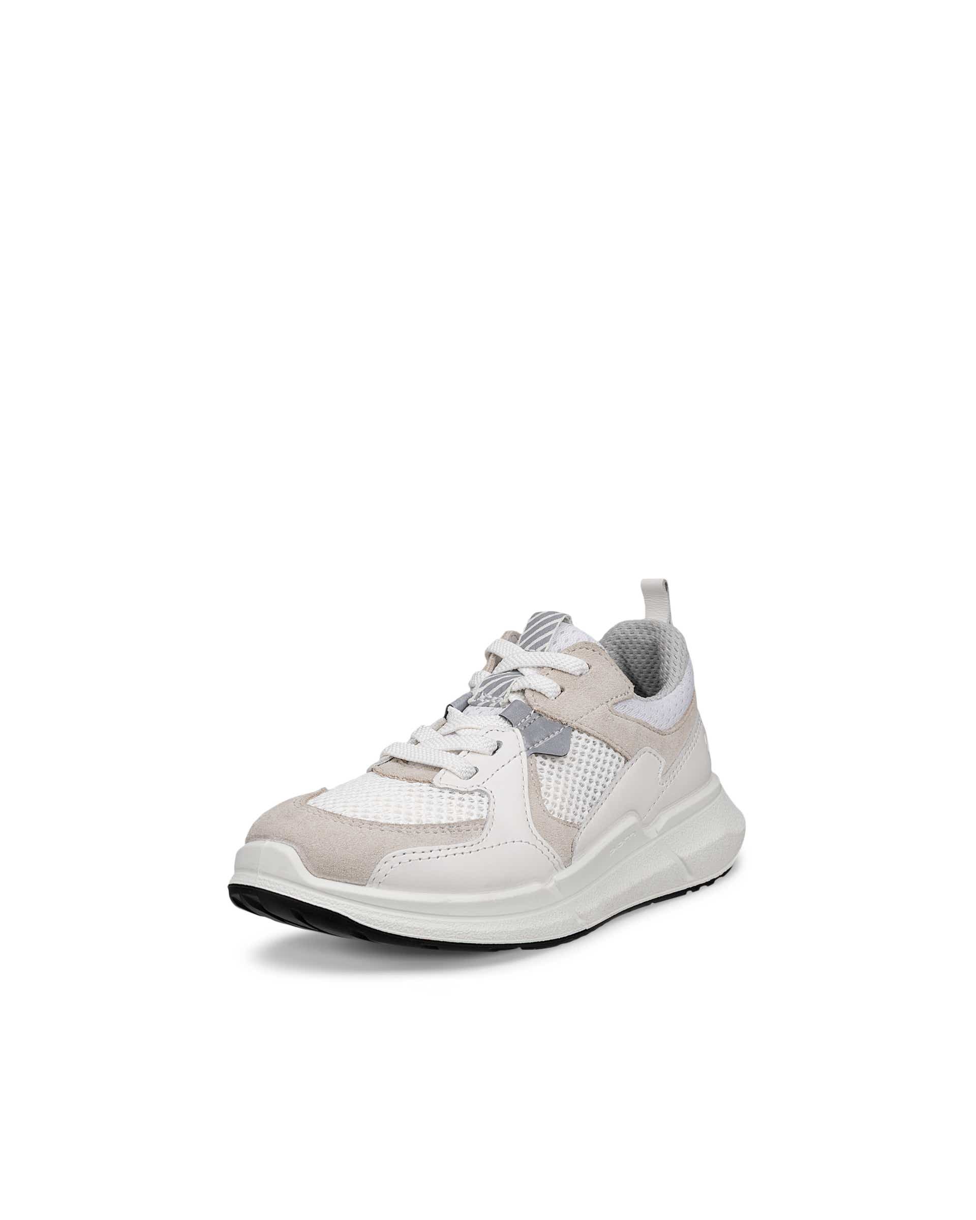 Dětské velurové outdoorové tenisky ECCO® BIOM 2.2 - Bílá - Main