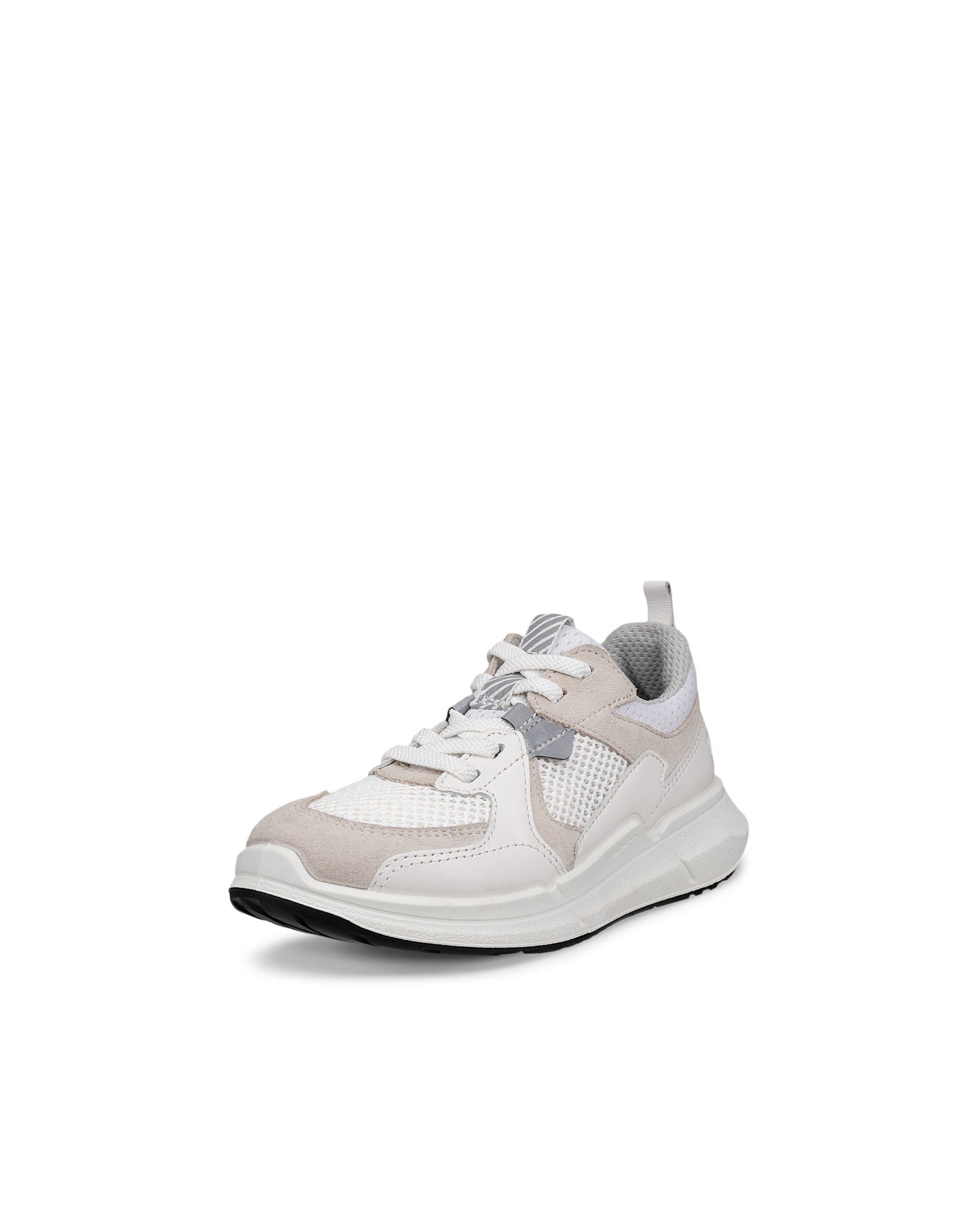 Dětské velurové outdoorové tenisky ECCO® BIOM 2.2 - Bílá - Main