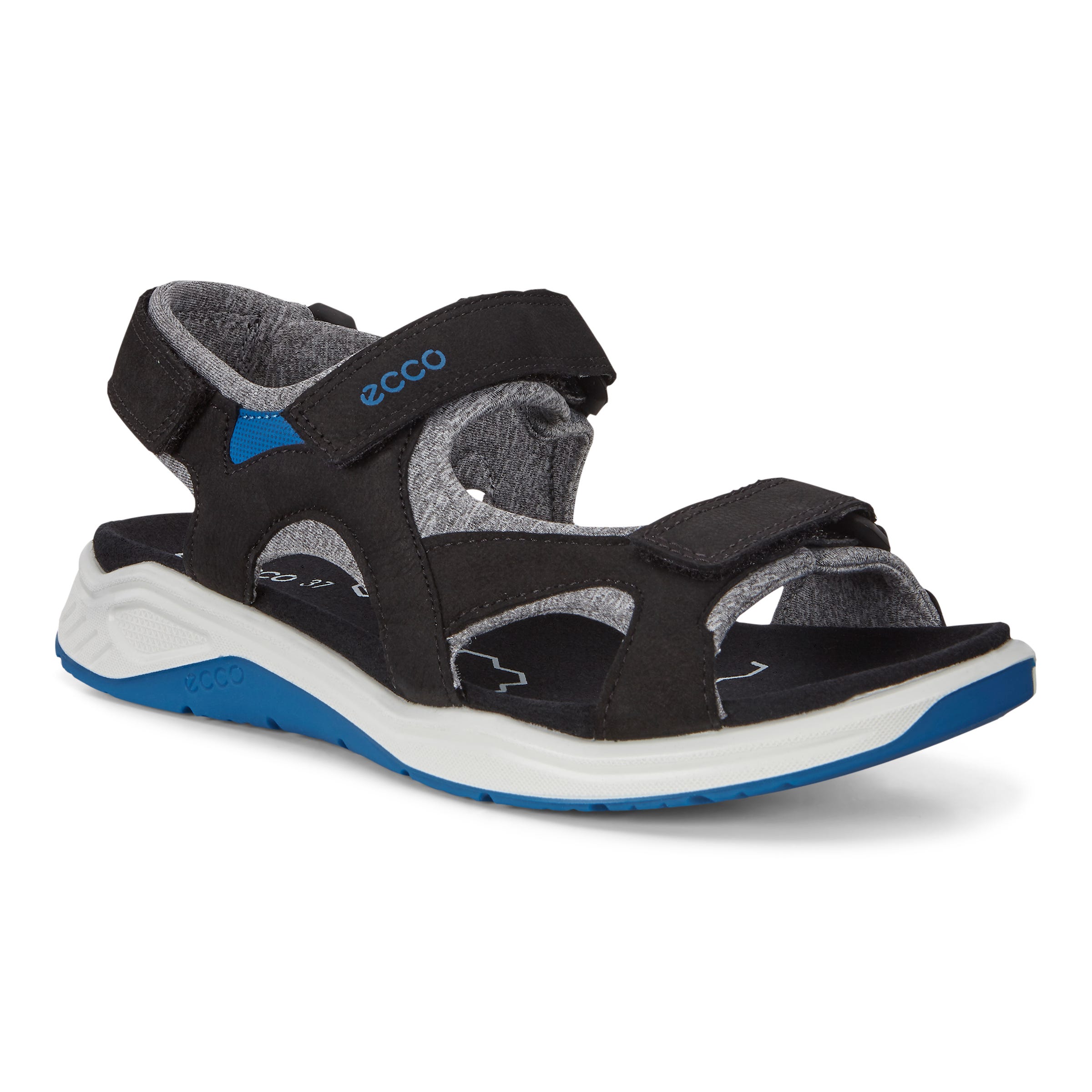 ECCO X-TRINSIC K Flat Sandal - Black - Main