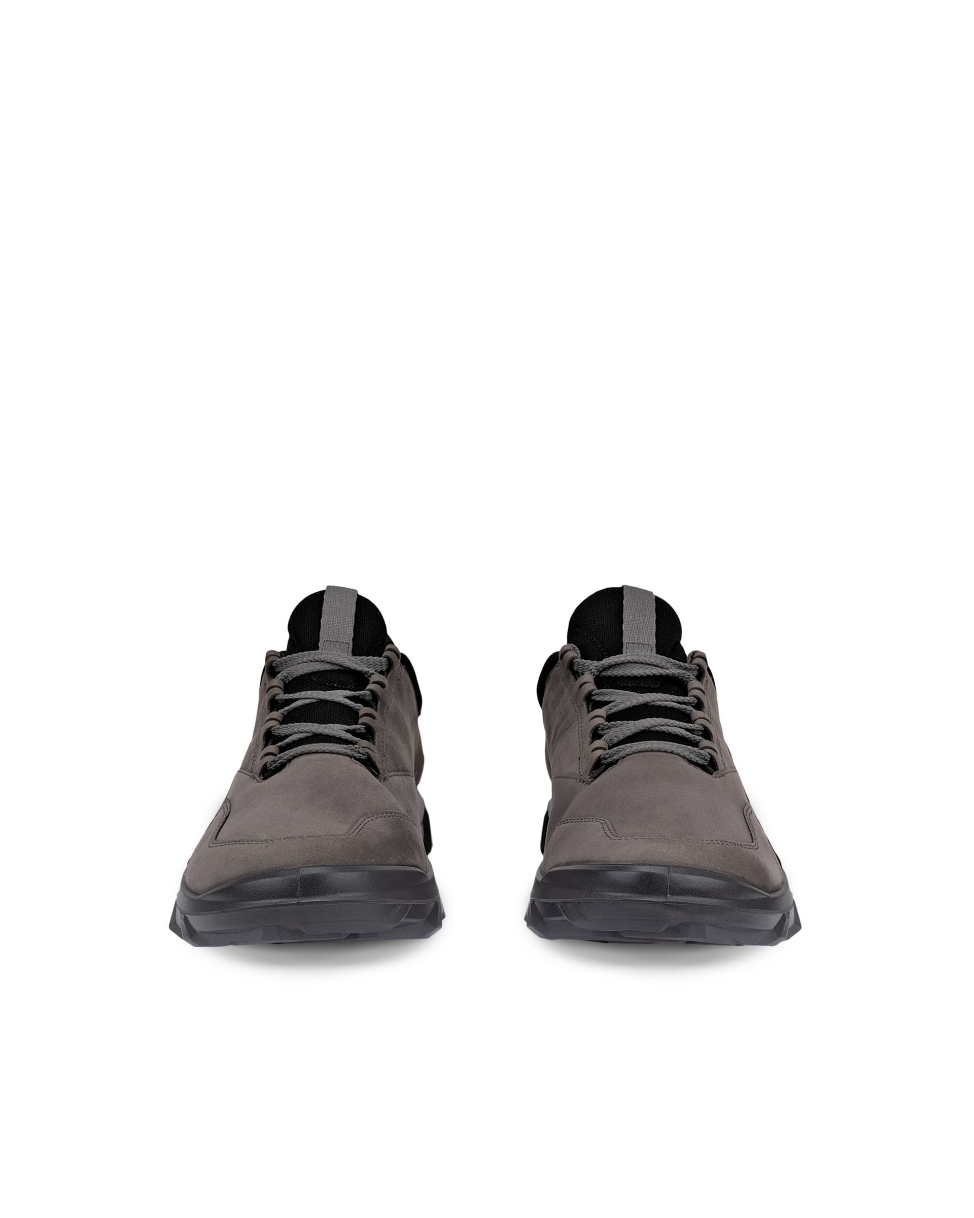 ECCO® MX Heren nubuck sneaker - Grijs - Front pair