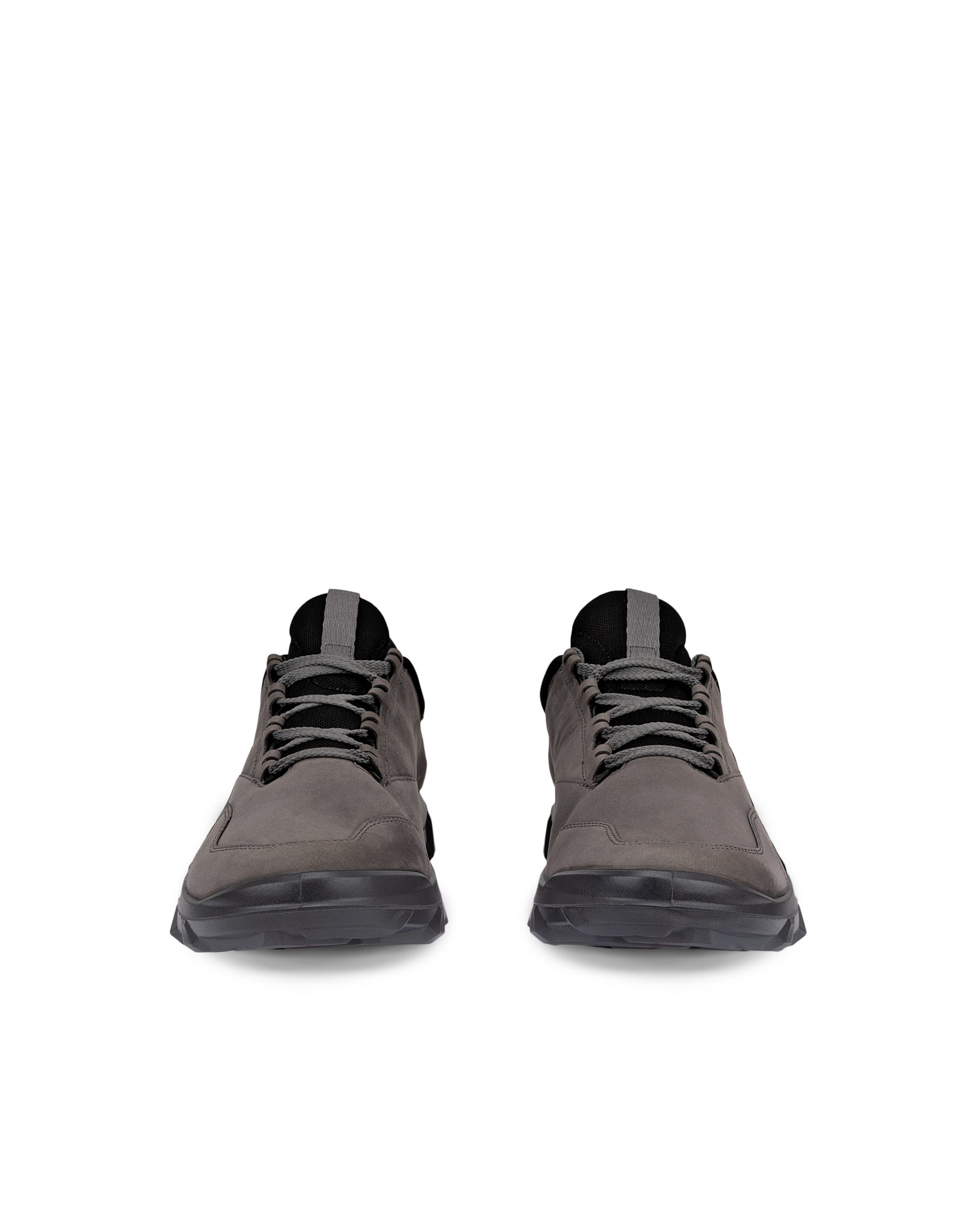 ECCO® MX Heren nubuck sneaker - Grijs - Front pair