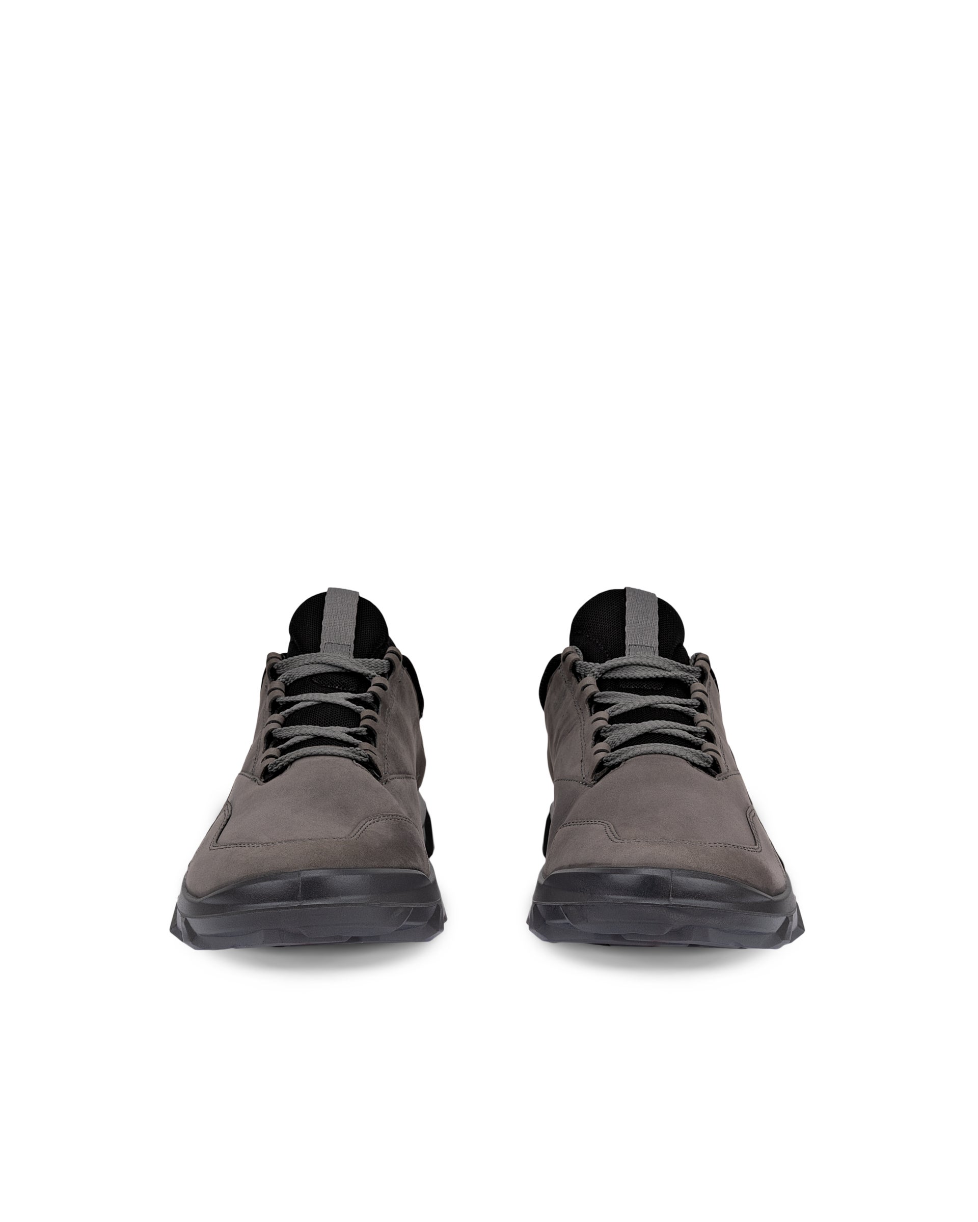 ECCO® MX Heren nubuck sneaker - Grijs - Front pair