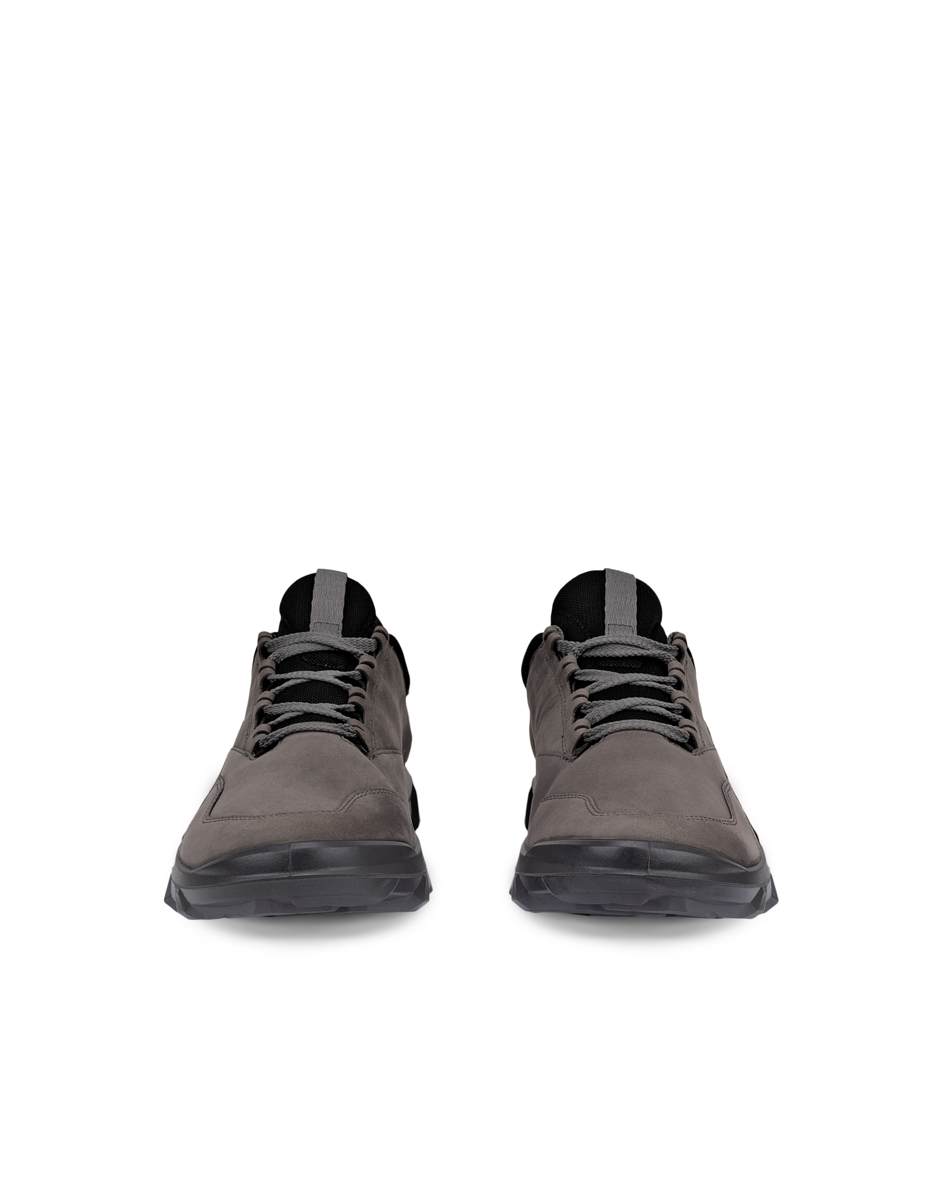 ECCO® MX baskets de plein air en nubuck pour homme - Gris - Front pair