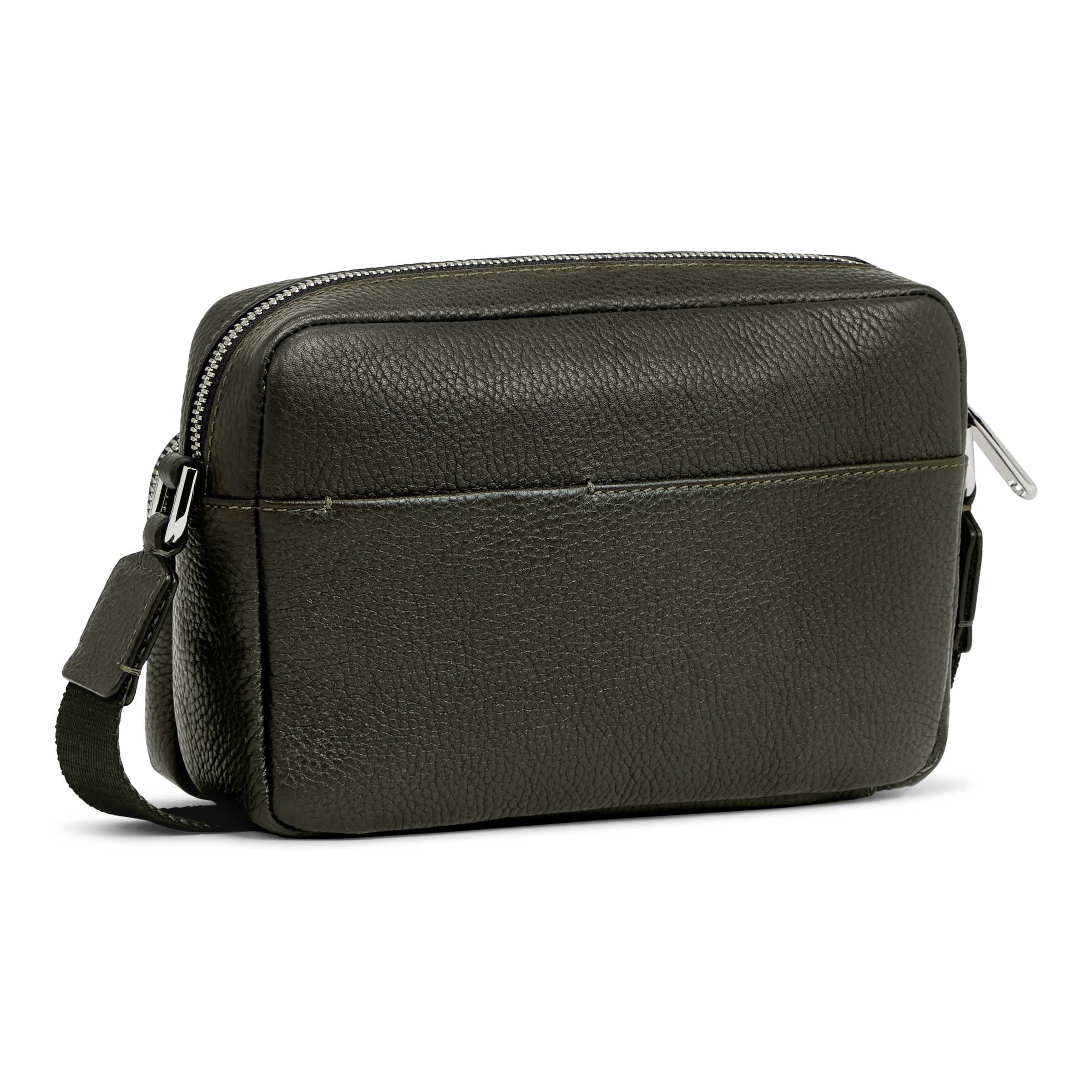 ECCO® Camera Bag Leather Camera Bag - Green - Back