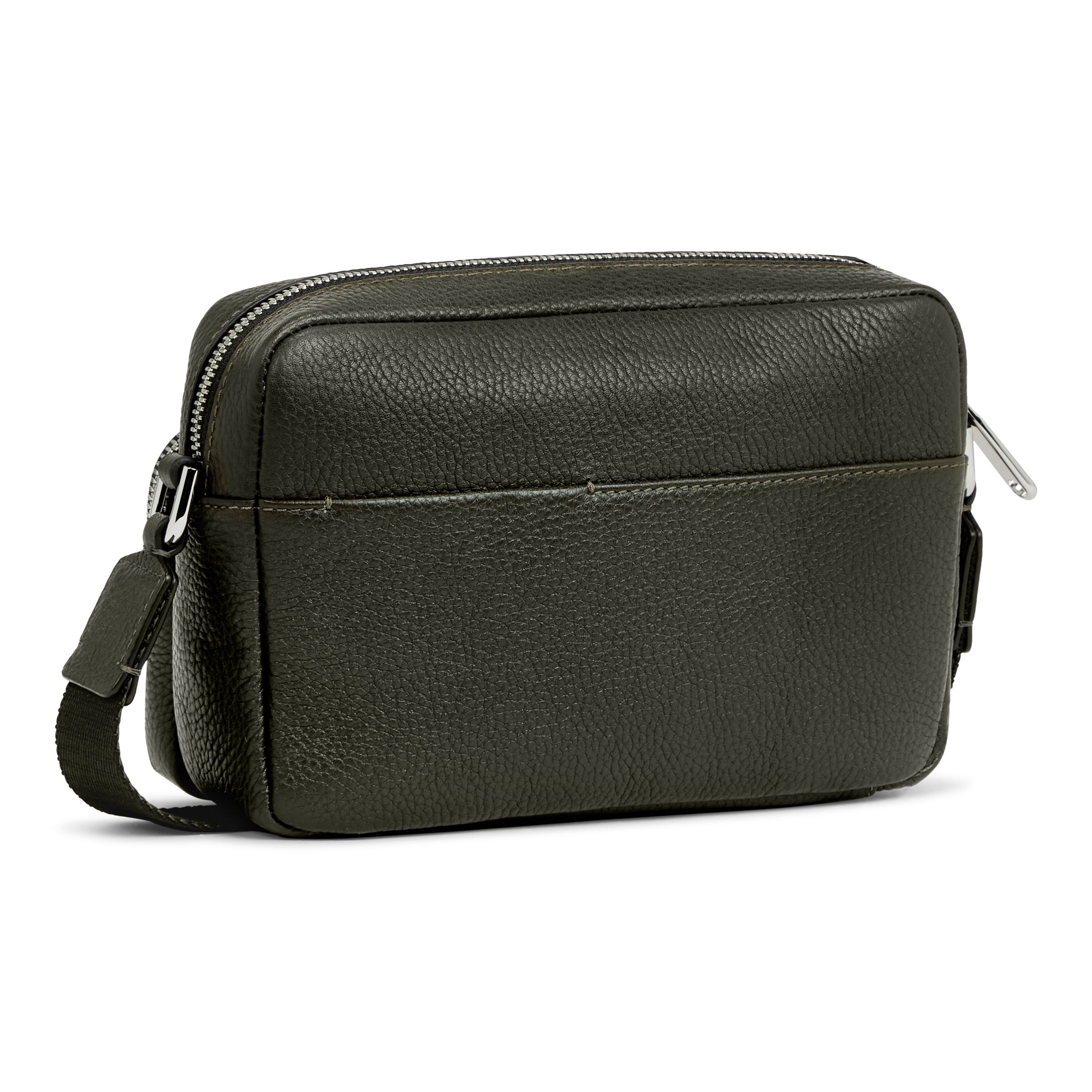 ECCO® Camera Bag Leather Camera Bag - Green - Back