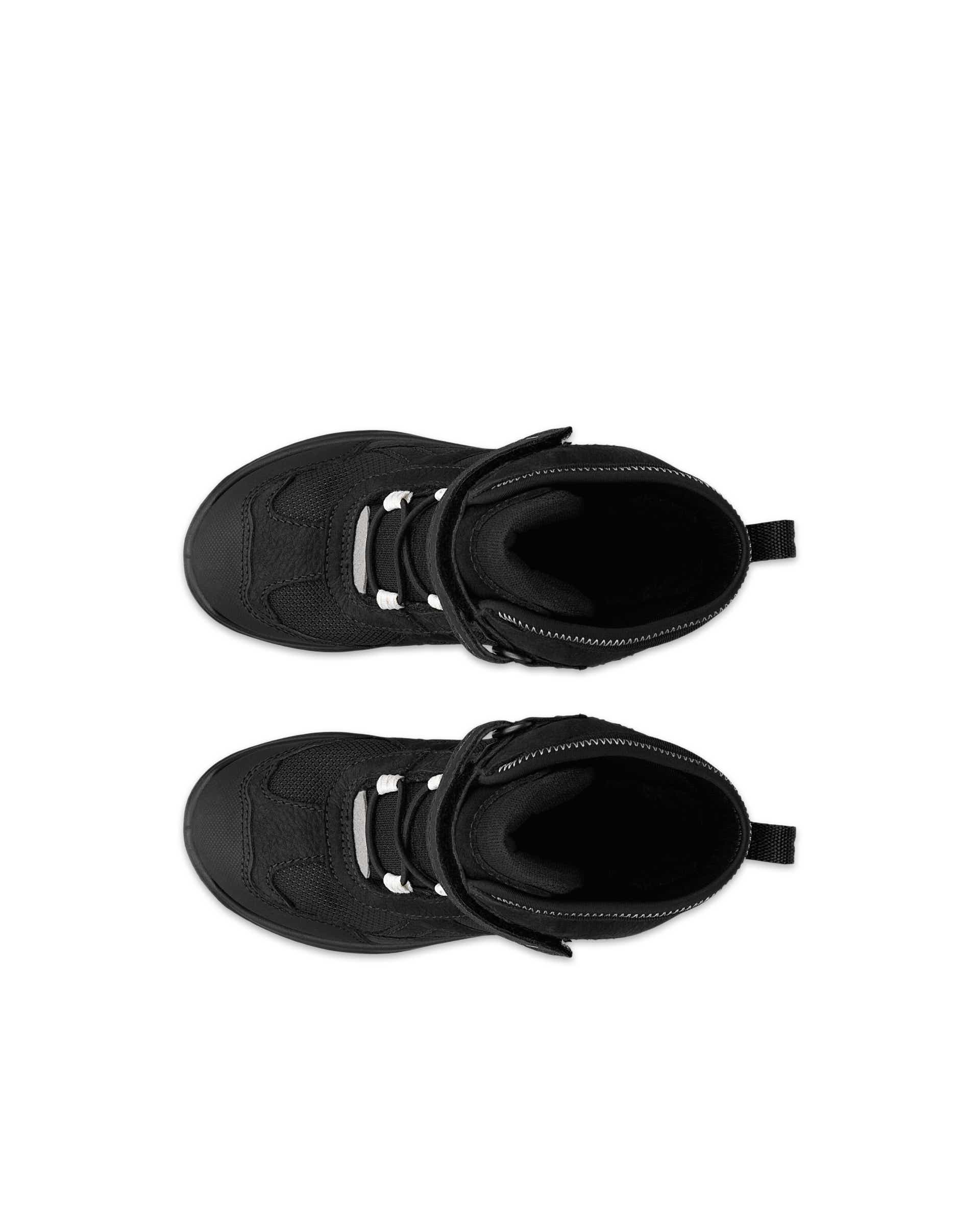 ECCO® SNOW MOUNTAIN Kinder Wasserdichte Winterstiefel aus Nubukleder - Schwarz - Top left pair