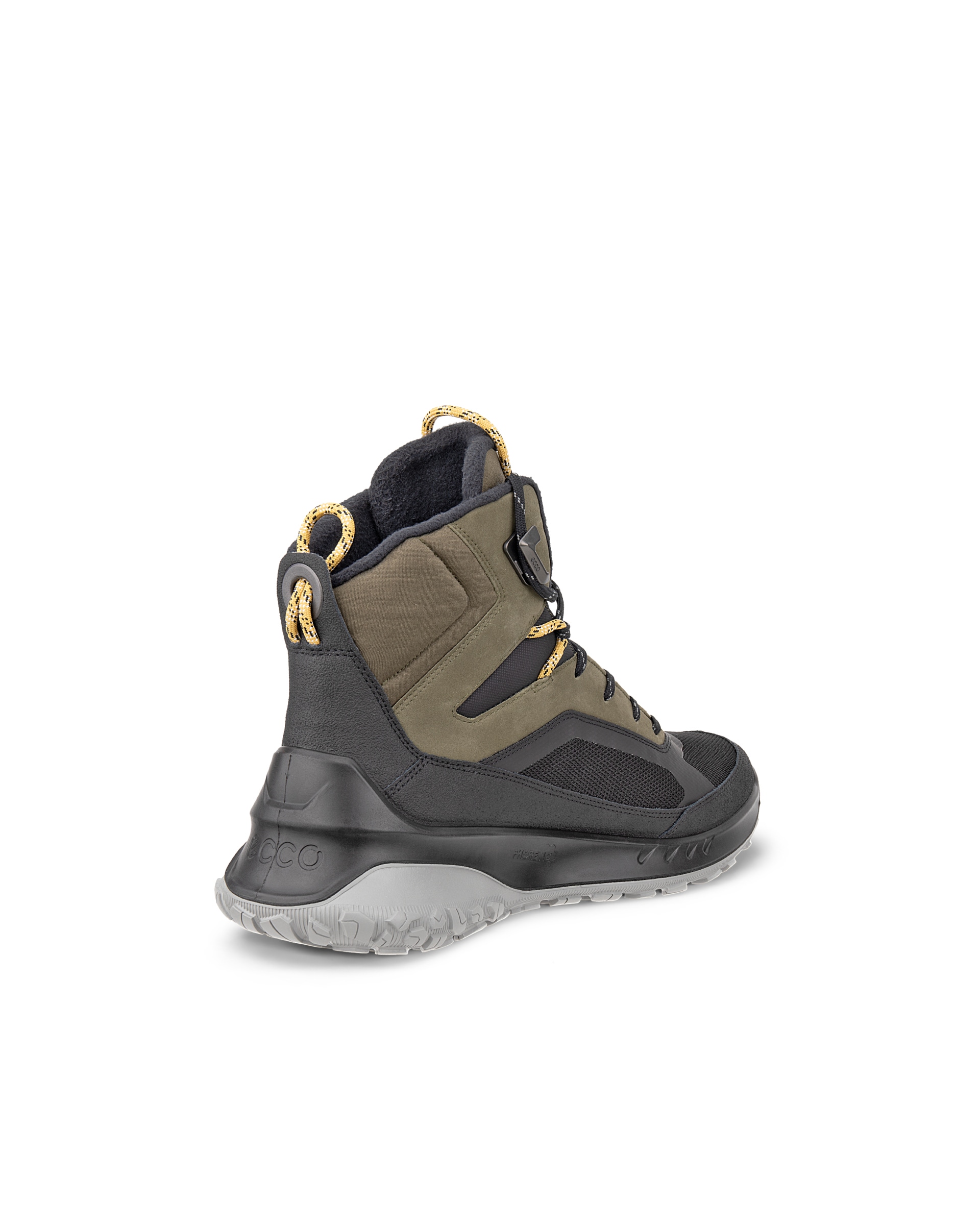 ECCO® Ult-Trn Heren waterdichte wandelschoen in nubuck - Zwart - Back
