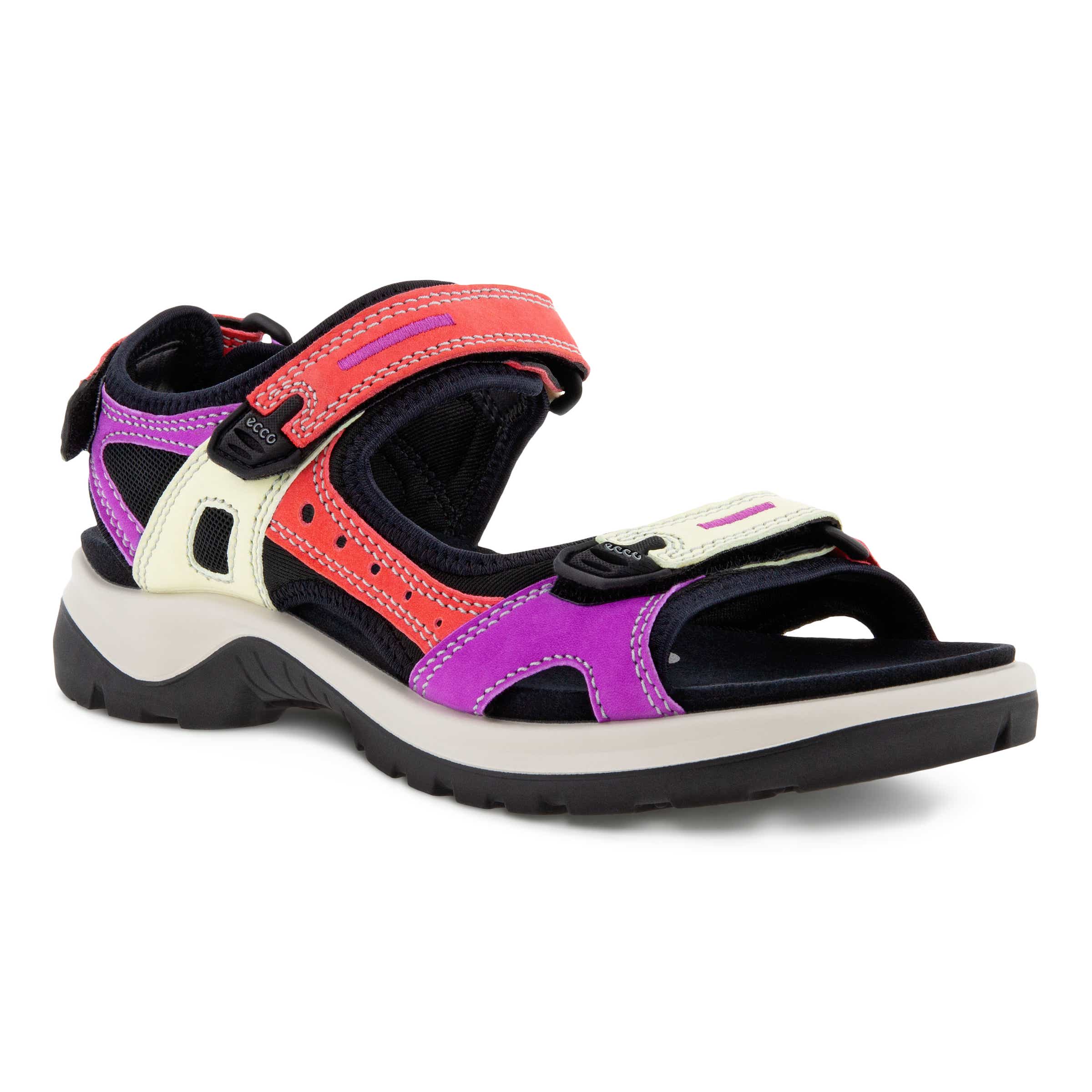 Women's ECCO® Offroad Nubuck Outdoor Sandal - Multicolour - Main