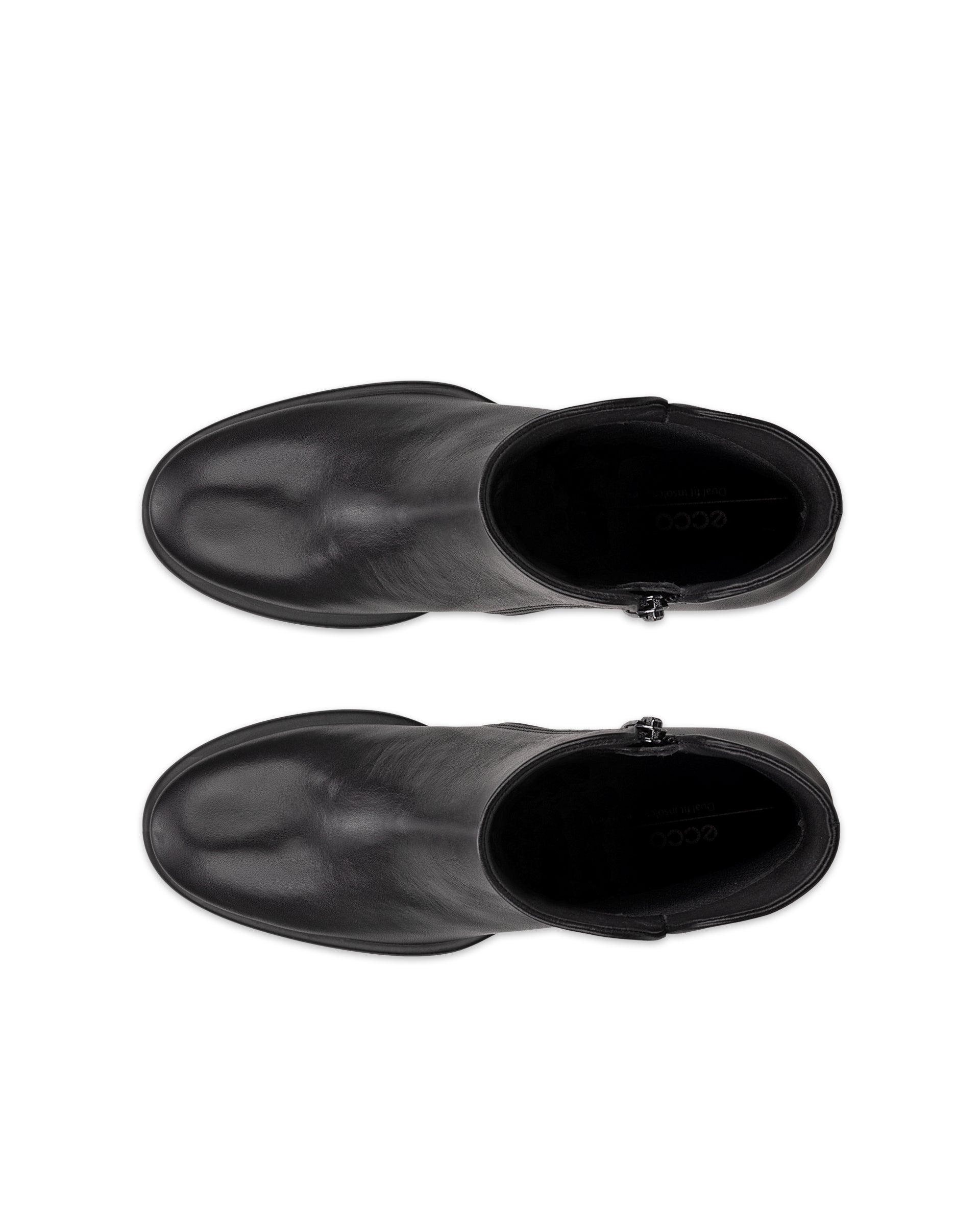Dámské kožená kotníčková obuv ECCO® Sculpted LX 55 - Černá - Top left pair