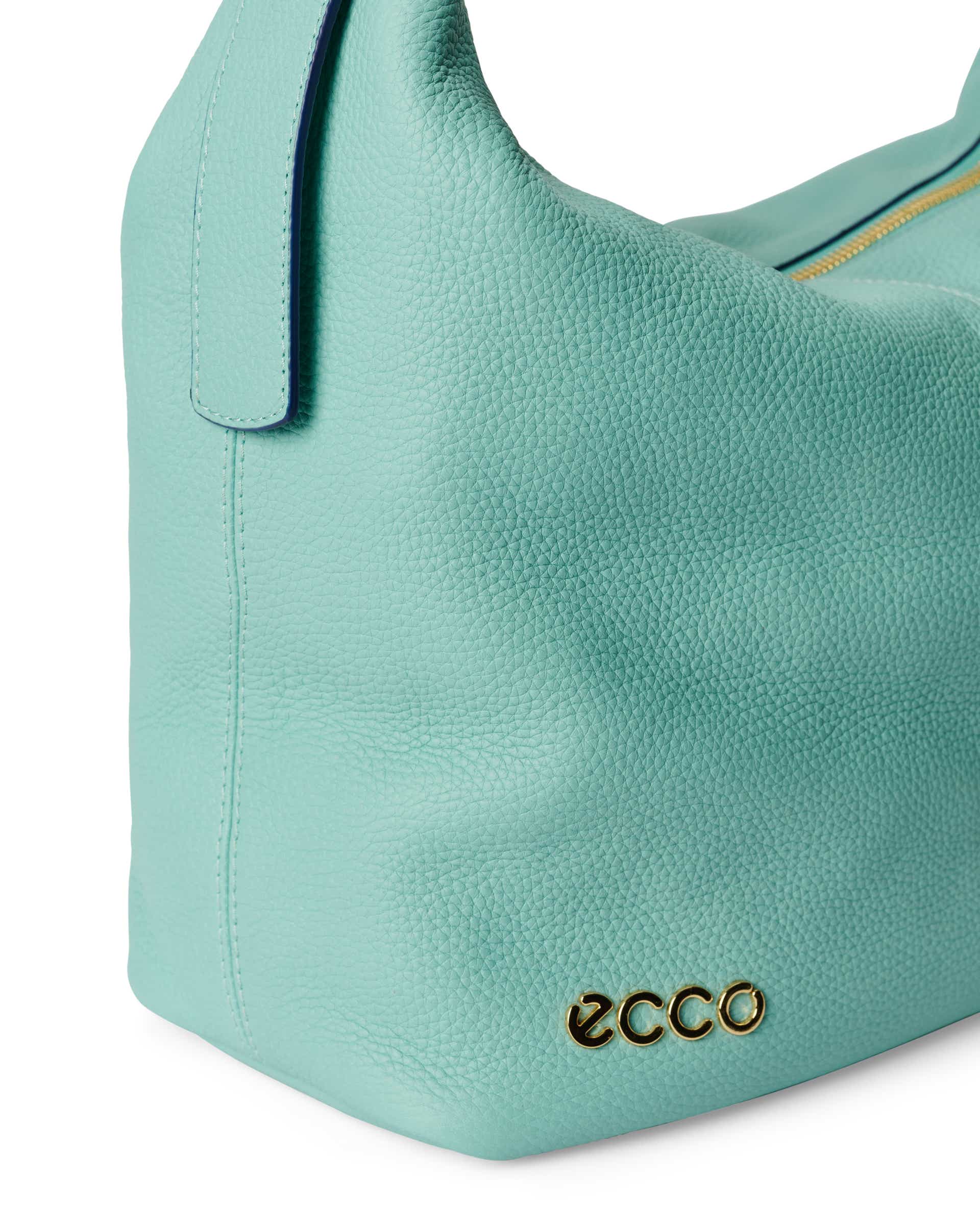 ECCO Hobo Soft Pebbled レザーホーボーバッグ | ブルー