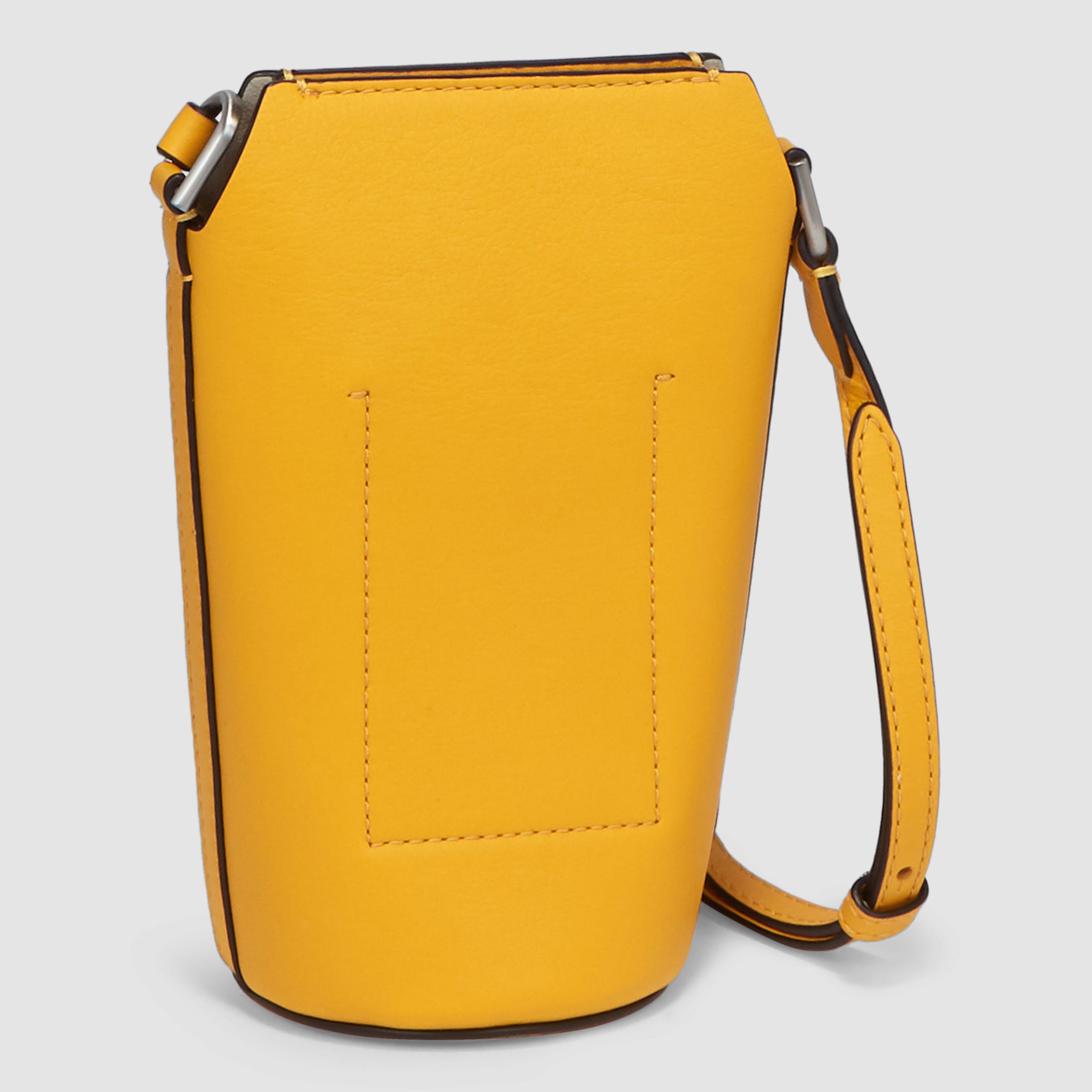 ECCO® Pot Hybrid Leather Crossbody Bag - Yellow - Back