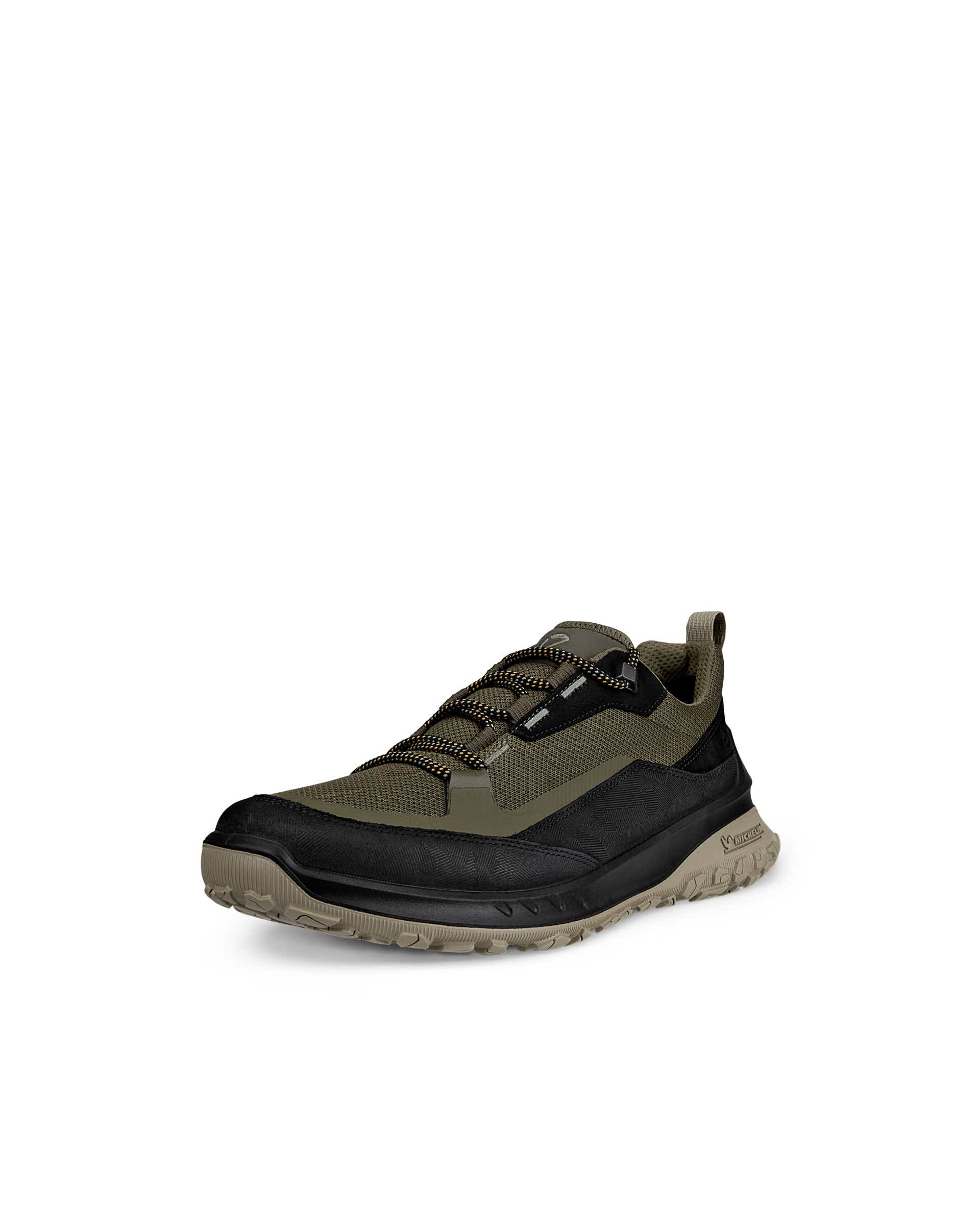 Men's ECCO® Ult-Trn Nubuck Waterproof Hiking Shoe - Green - Main