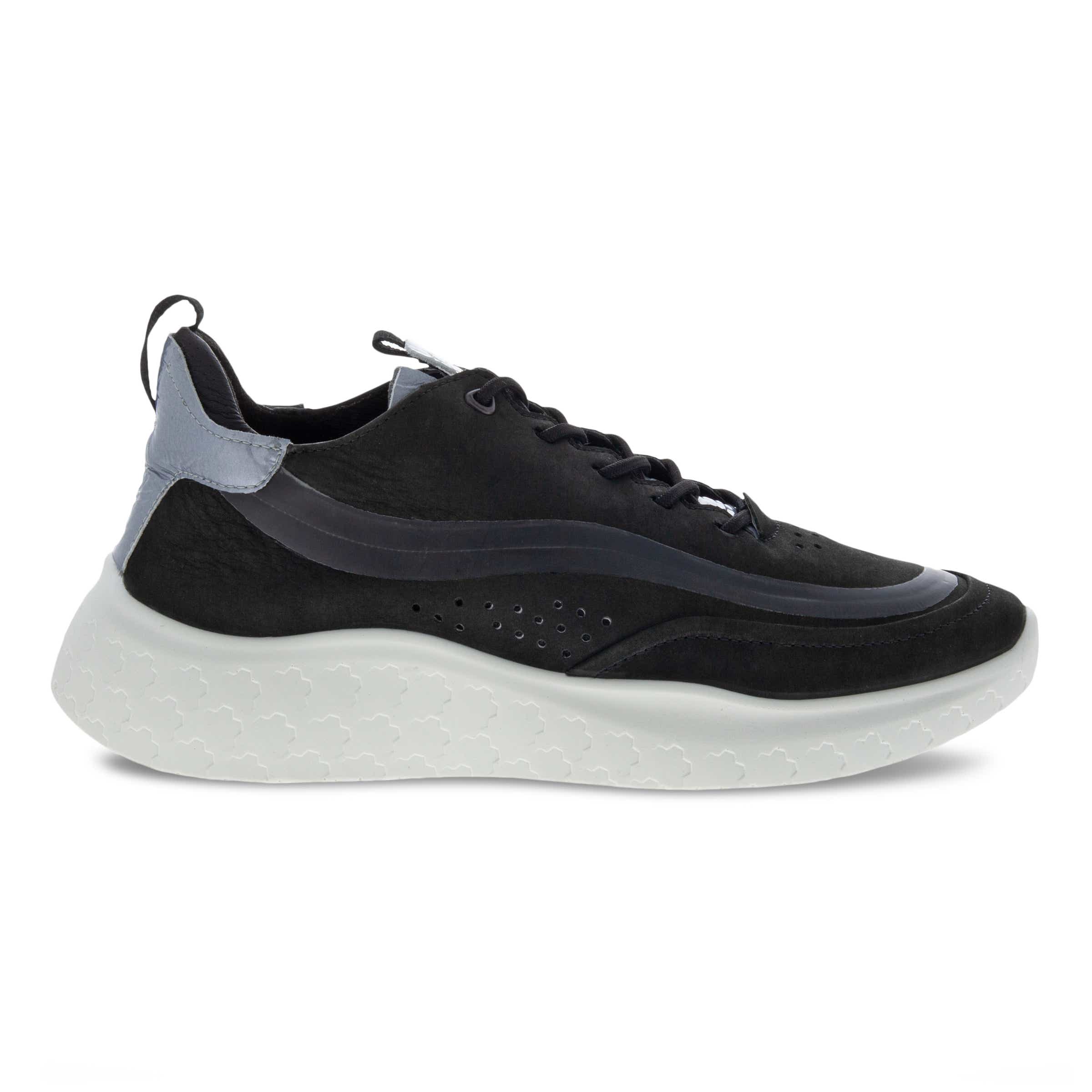 ECCO Therap ウィメンズ ヌバックスニーカー - ブラック - Outside