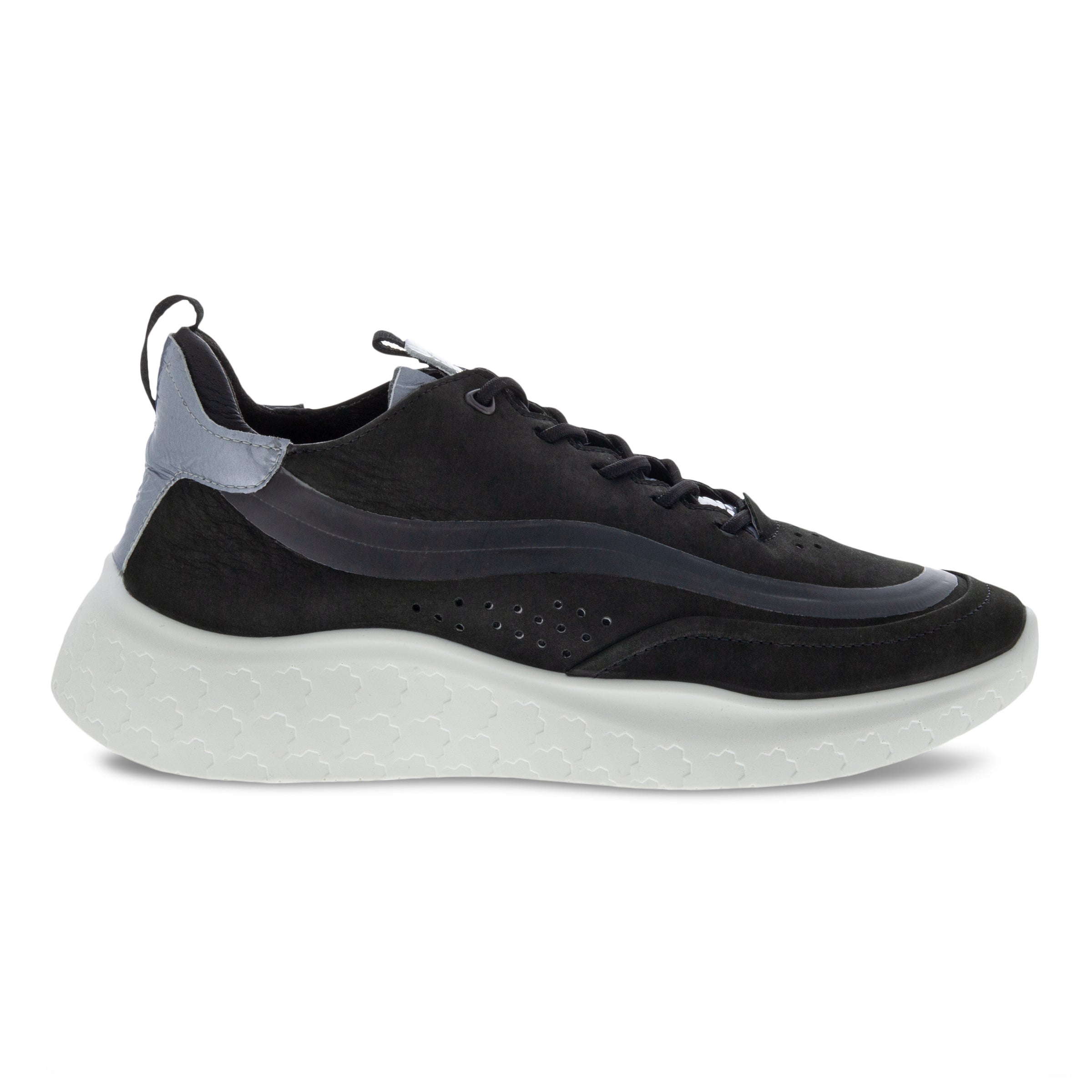 ECCO Therap ウィメンズ ヌバックスニーカー - ブラック - Outside
