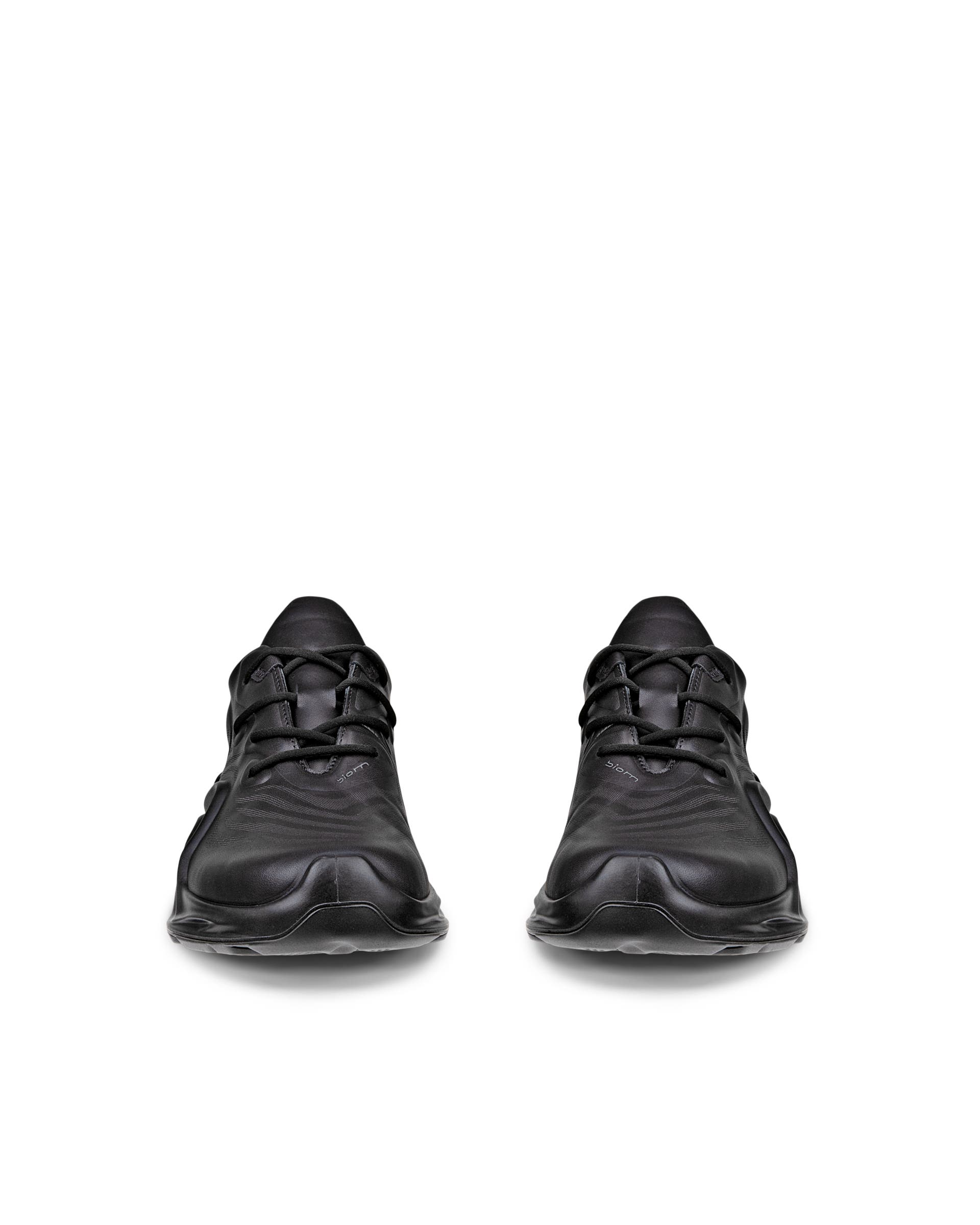 ECCO® Biom Infinite Dames leren sneaker - Zwart - Front pair