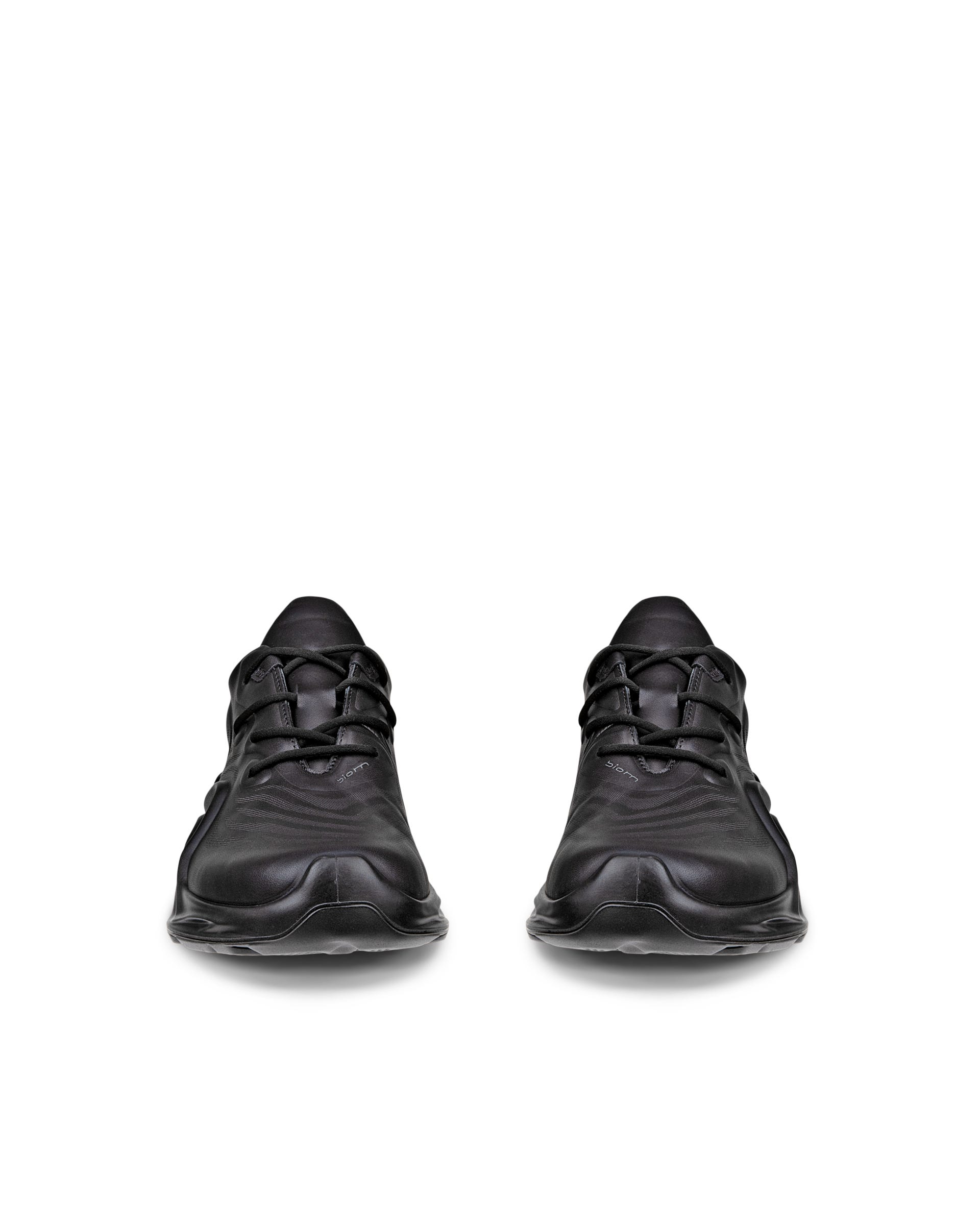 ECCO® Biom Infinite Dames leren sneaker - Zwart - Front pair
