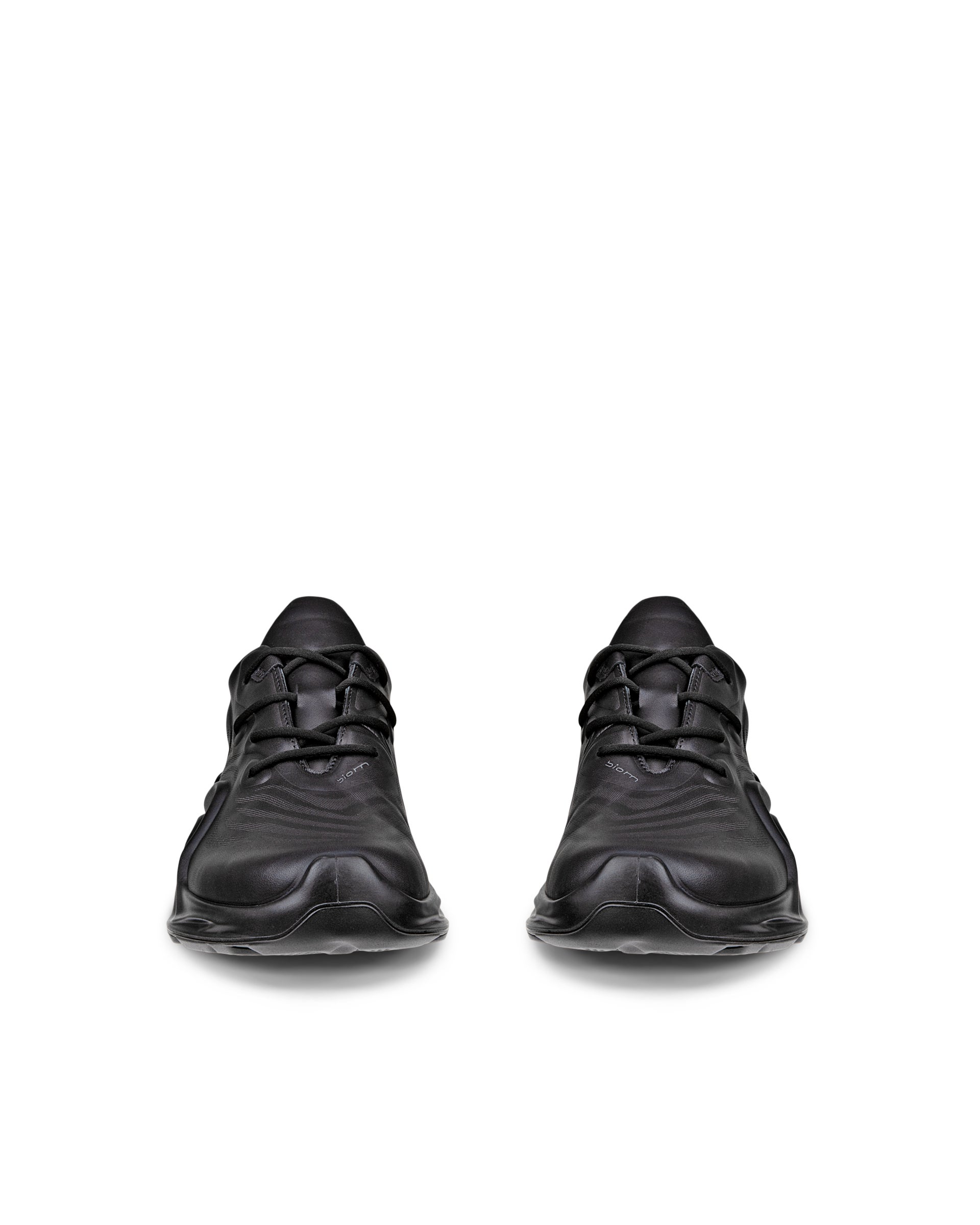 ECCO® Biom Infinite baskets en cuir pour femme - Noir - Front pair
