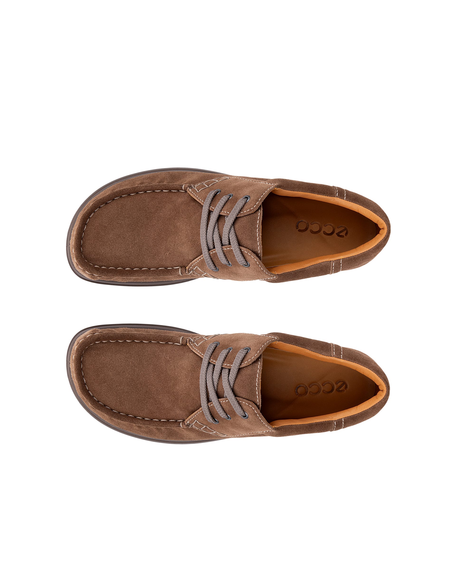 ECCO® JOKE verstos odos batai su mokasinine siūle vyrams - Ruda - Top left pair