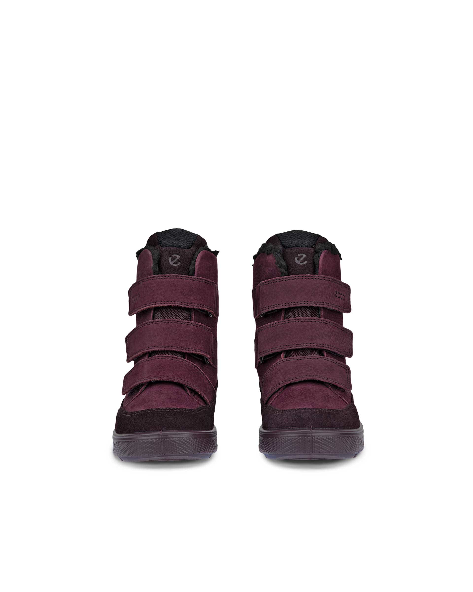 ECCO® Urban Snowboarder dječje zimske čizme od nubuka Gore-Tex - Purpurna - Front pair