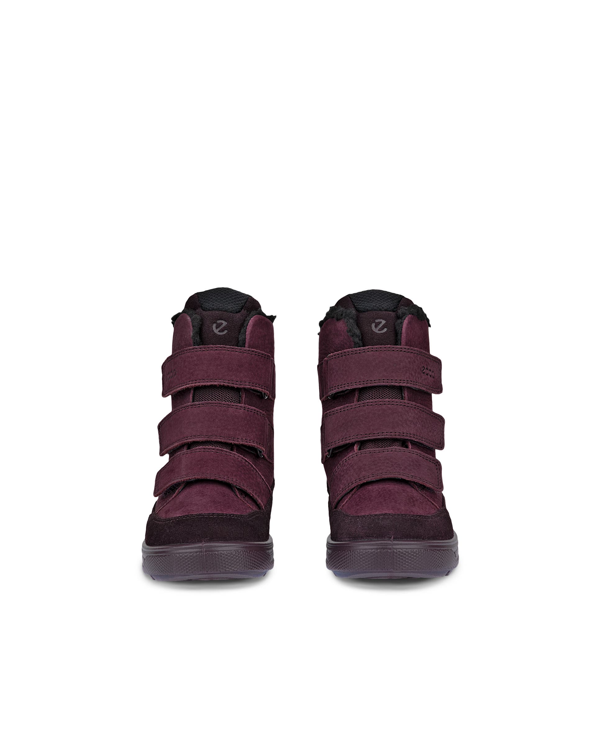 Lasten ECCO® Urban Snowboarder nupukkinahkaiset Gore-Tex -talvinilkkurit - Violetti - Front pair