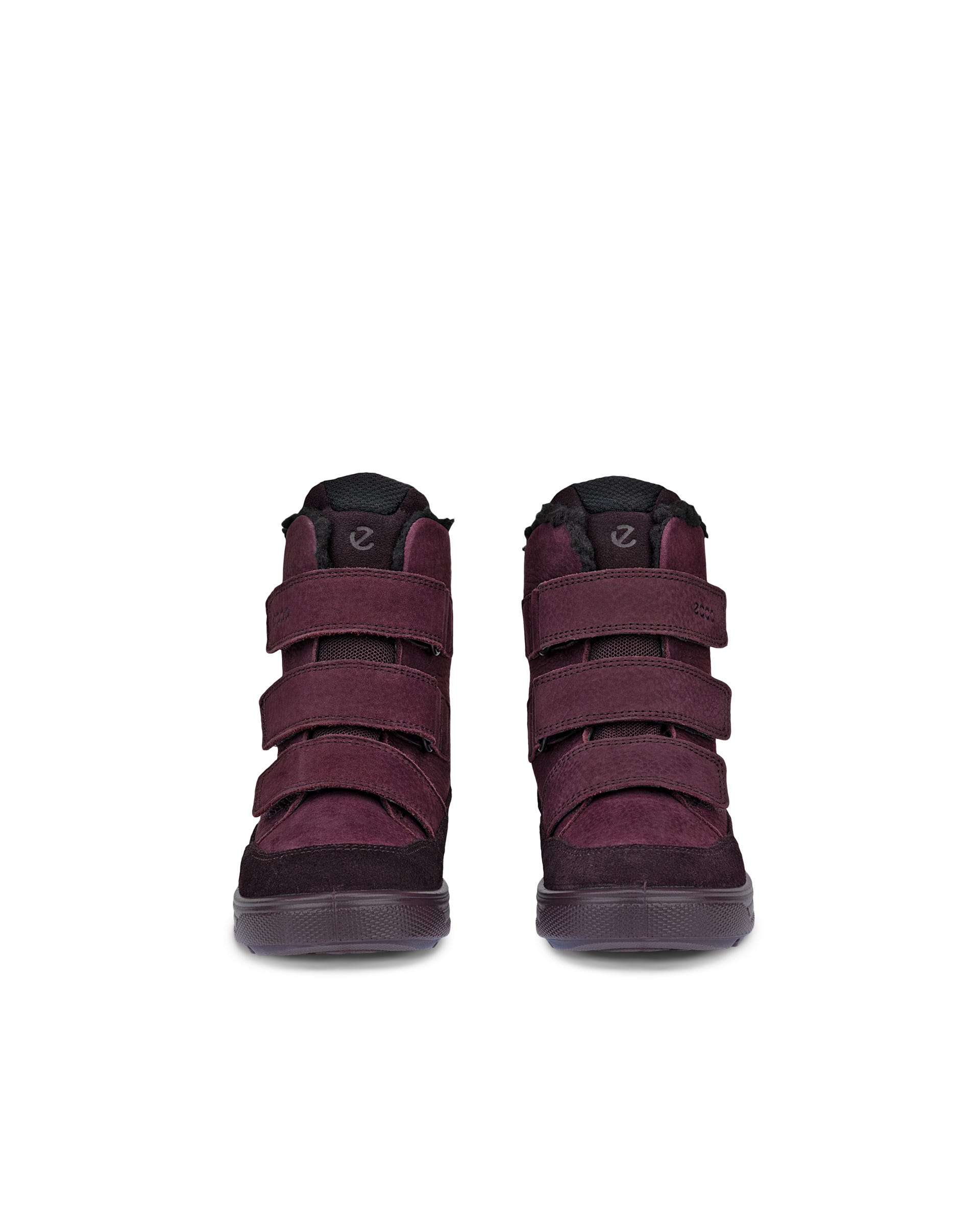 Lasten ECCO® Urban Snowboarder nupukkinahkaiset Gore-Tex -talvinilkkurit - Violetti - Front pair