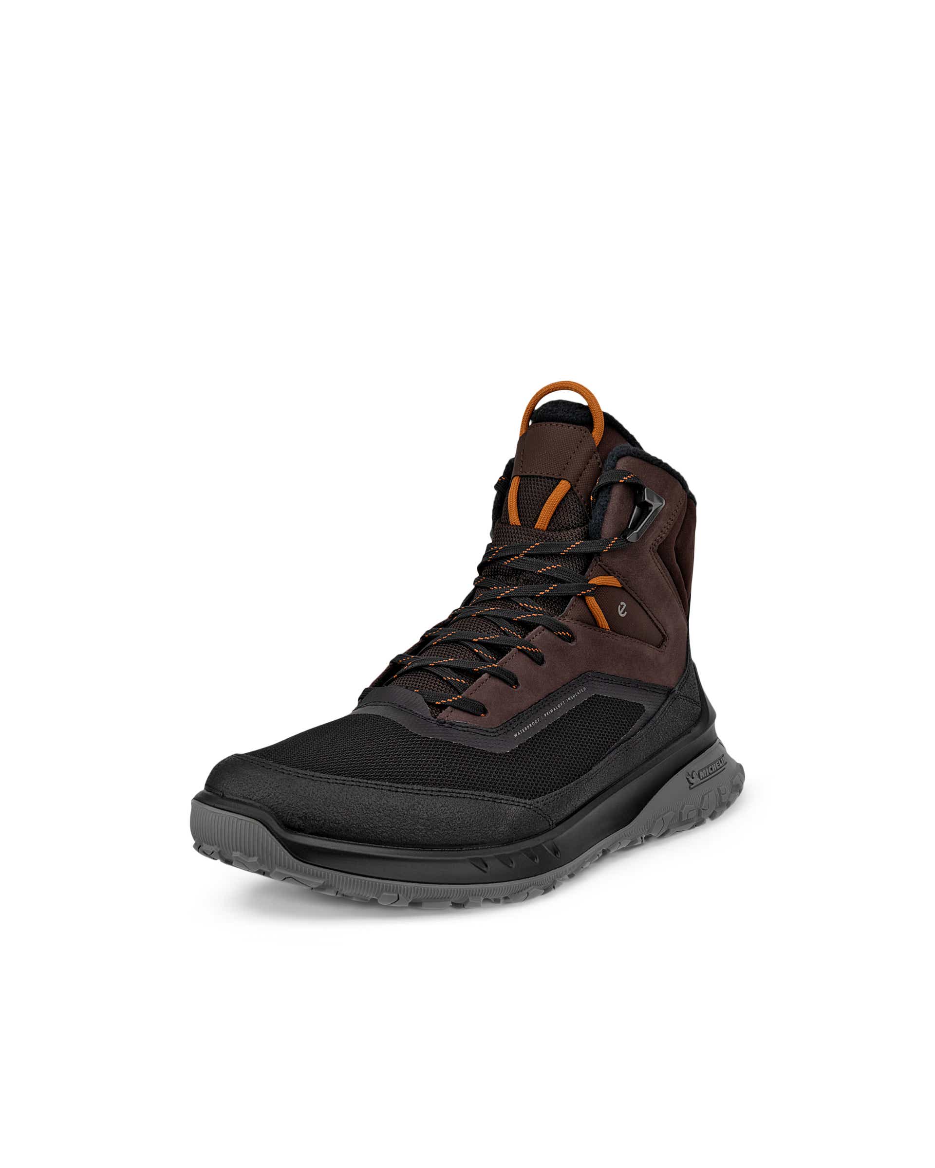 Men's ECCO® Ult-Trn Waterproof Nubuck Hiking Shoe - Brown - Main