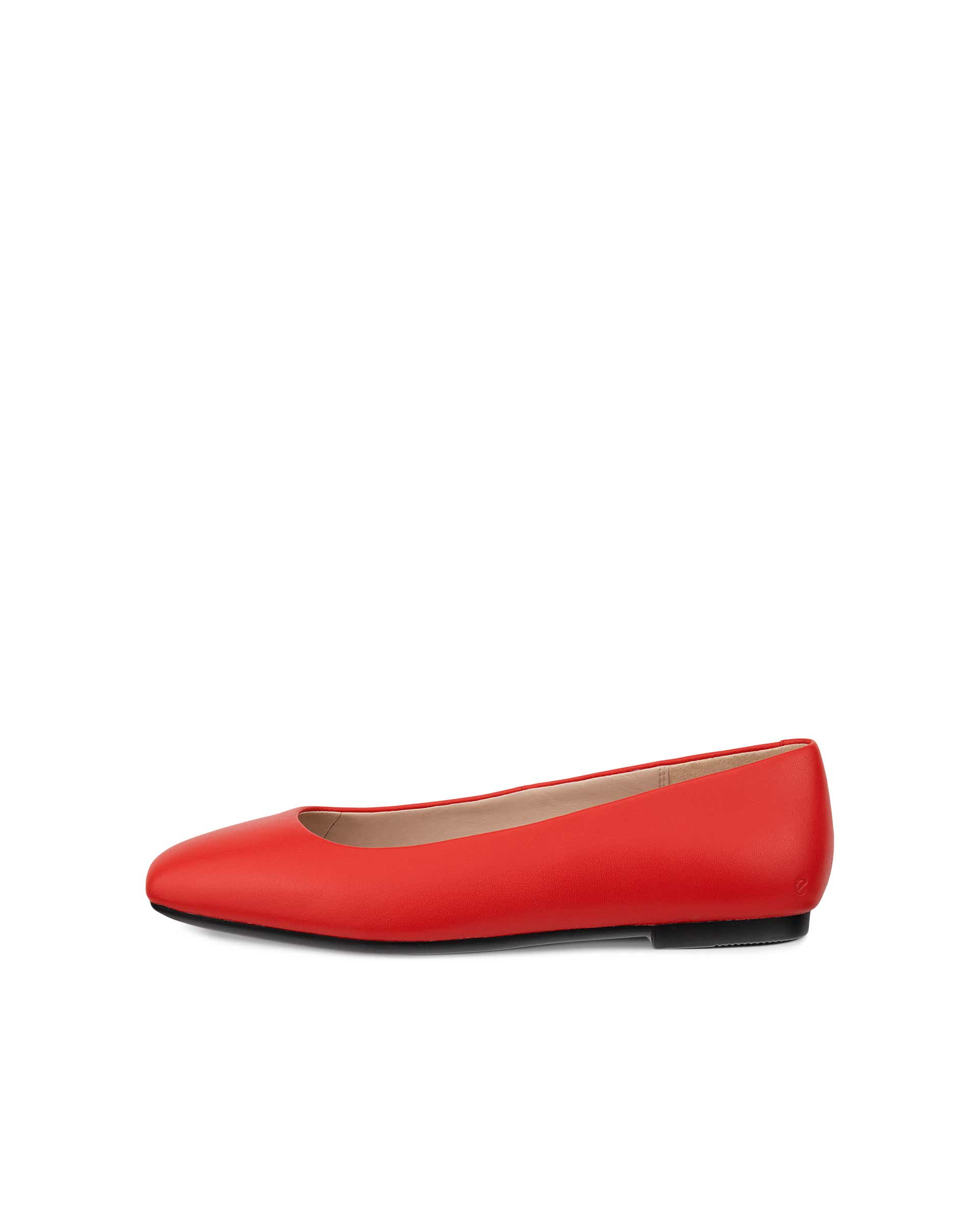 ECCO® Margot Damen Lederballerina - Rot - Outside