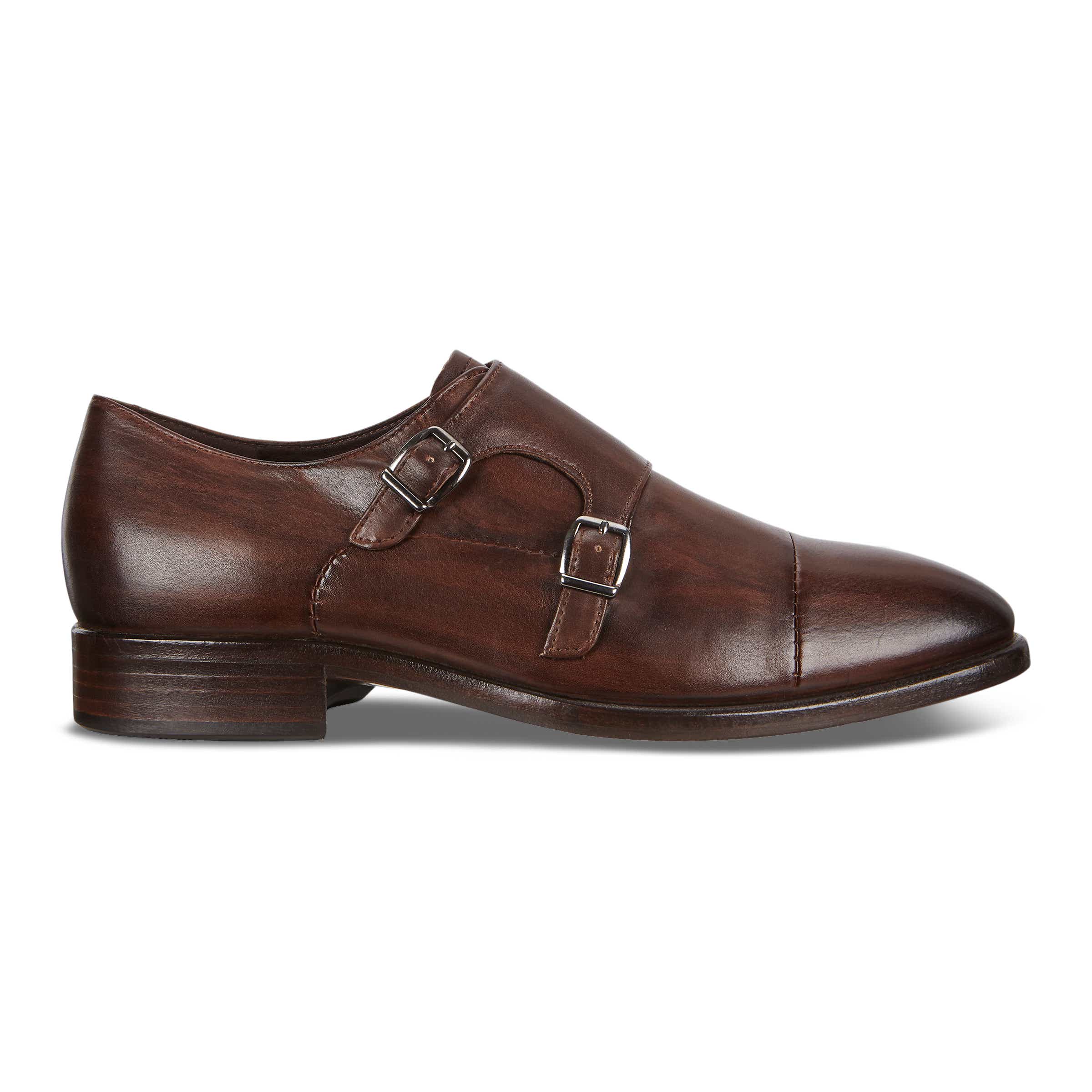 ECCO Vitrus Mondial メンズ レザーダービーシューズ - ブラウン - Outside