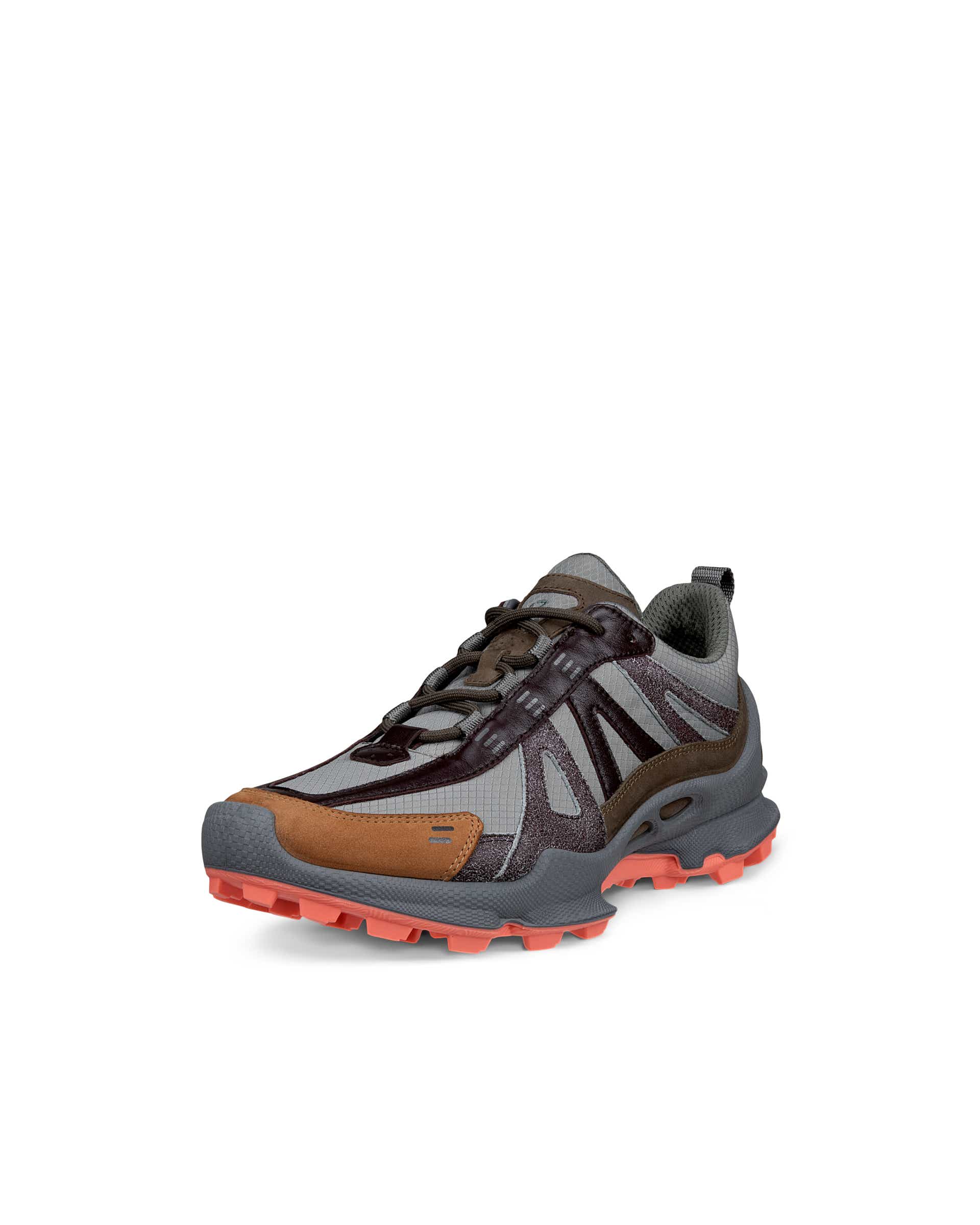 ECCO® BIOM C-Trail baskets de plein air en cuir pour femme - Gris - Main