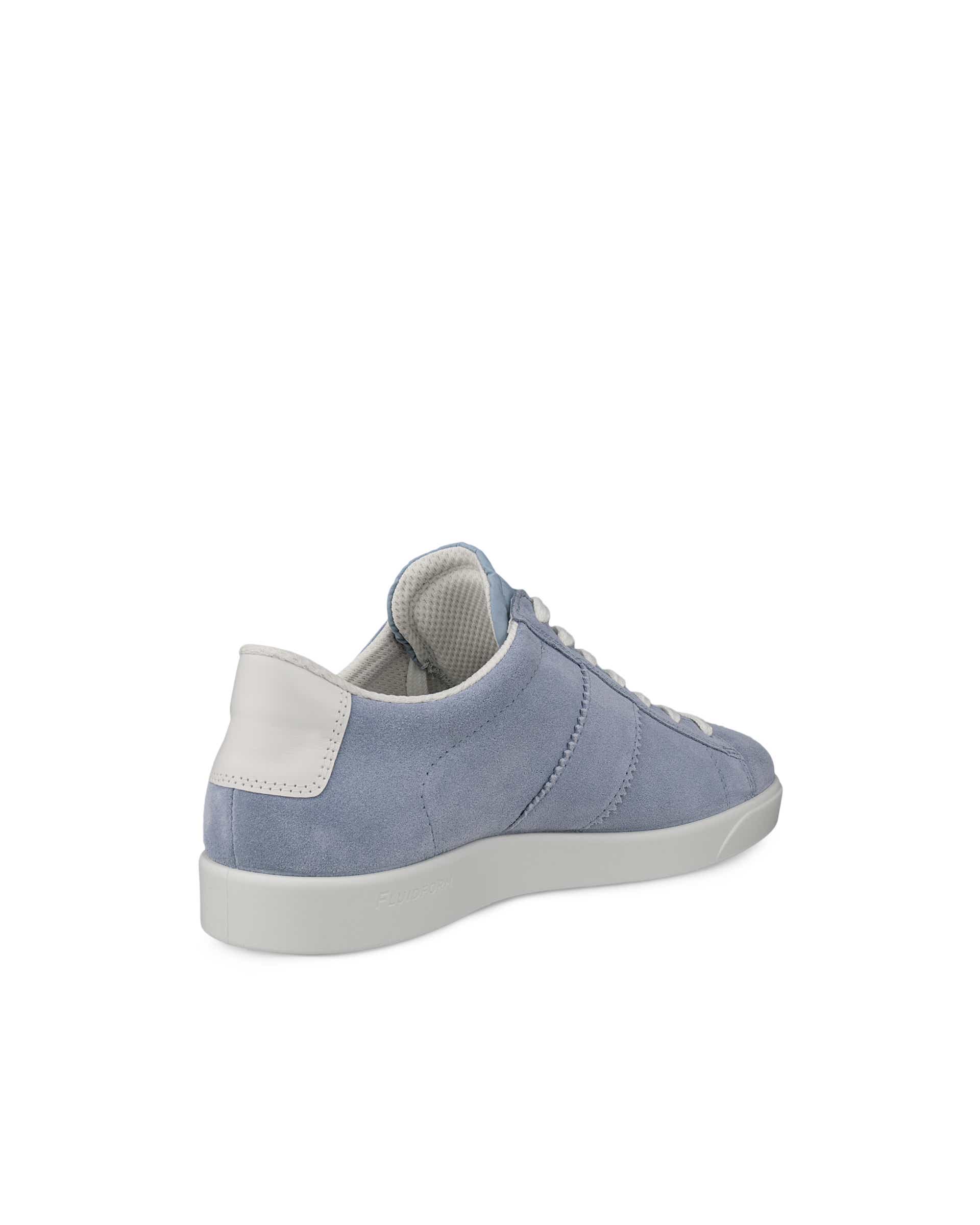Women's ECCO® Street Lite Suede Sneaker - Blue - Back