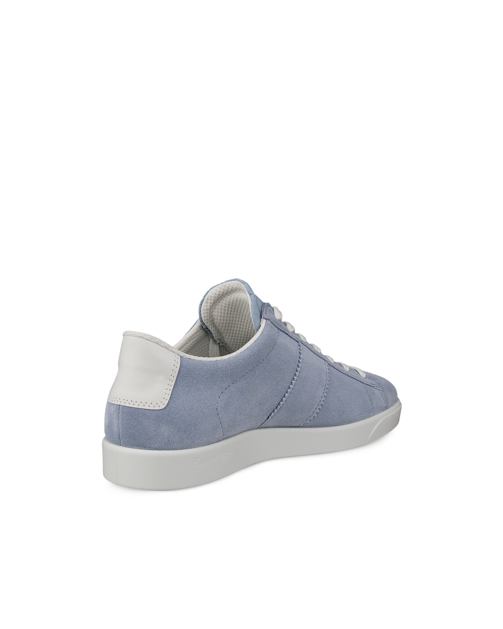 Women's ECCO® Street Lite Suede Sneaker - Blue - Back