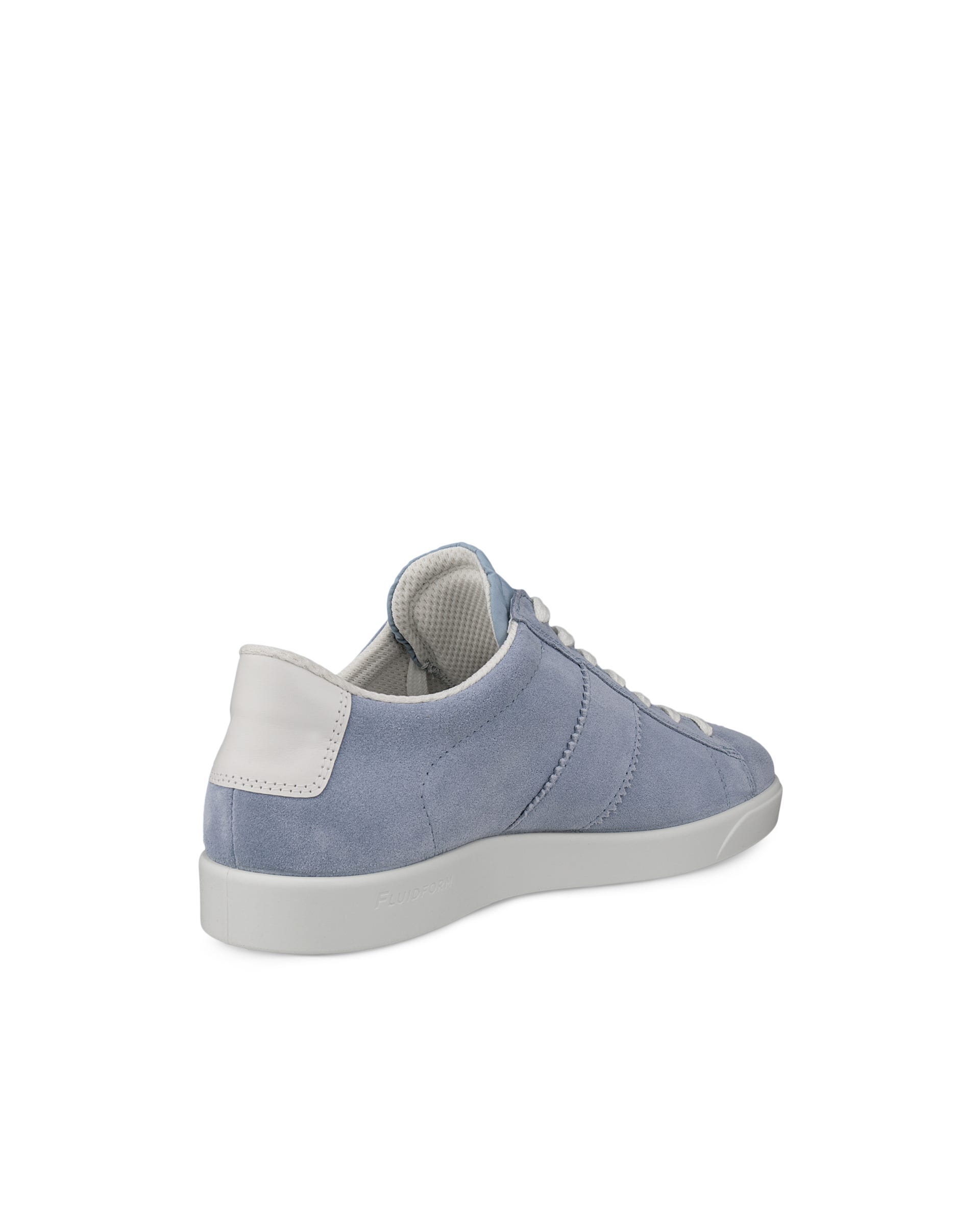 Women's ECCO® Street Lite Suede Sneaker - Blue - Back