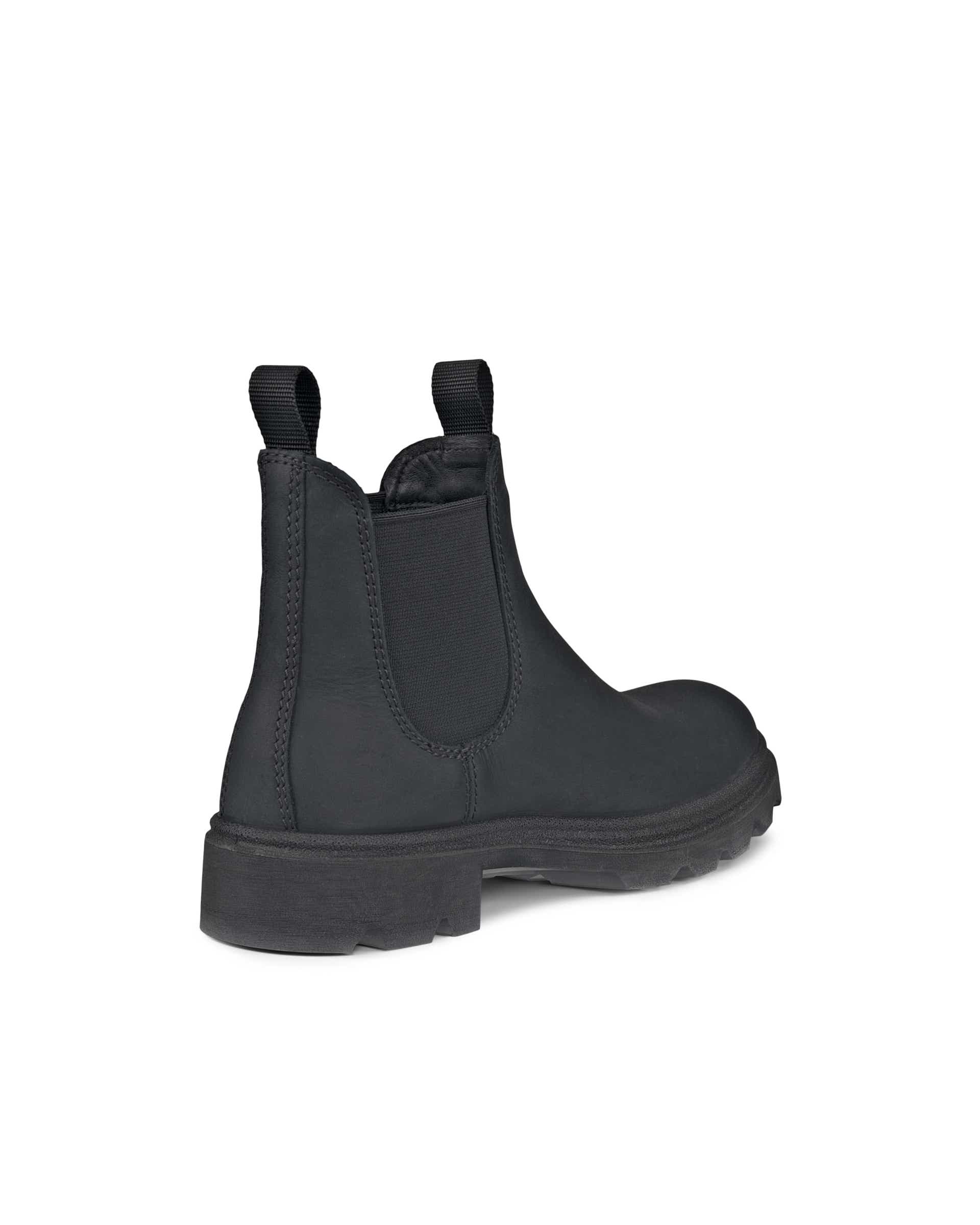 ECCO® Grainer Dames nubuck Chelsea boot - Zwart - Back