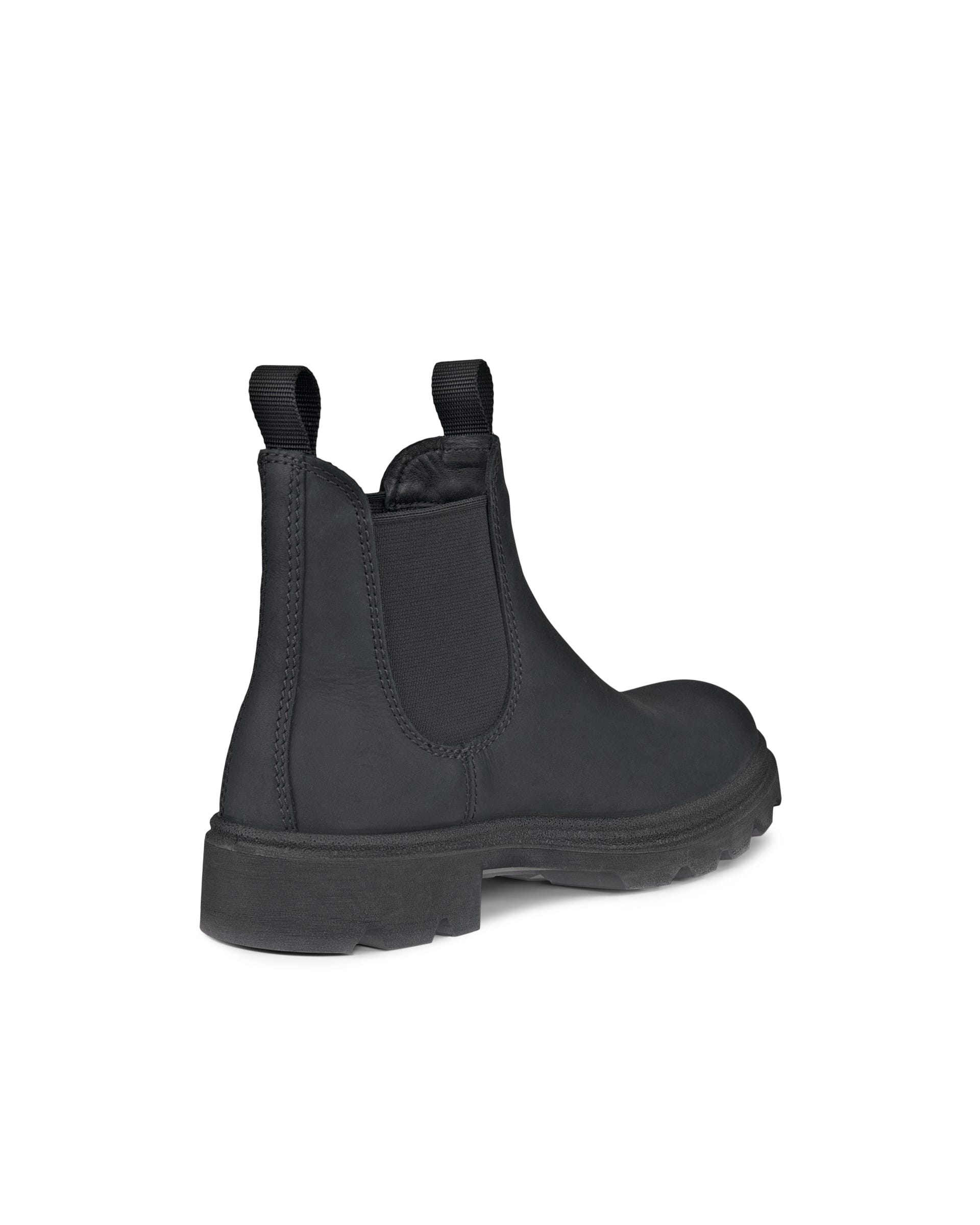 ECCO® Grainer Dames nubuck Chelsea boot - Zwart - Back