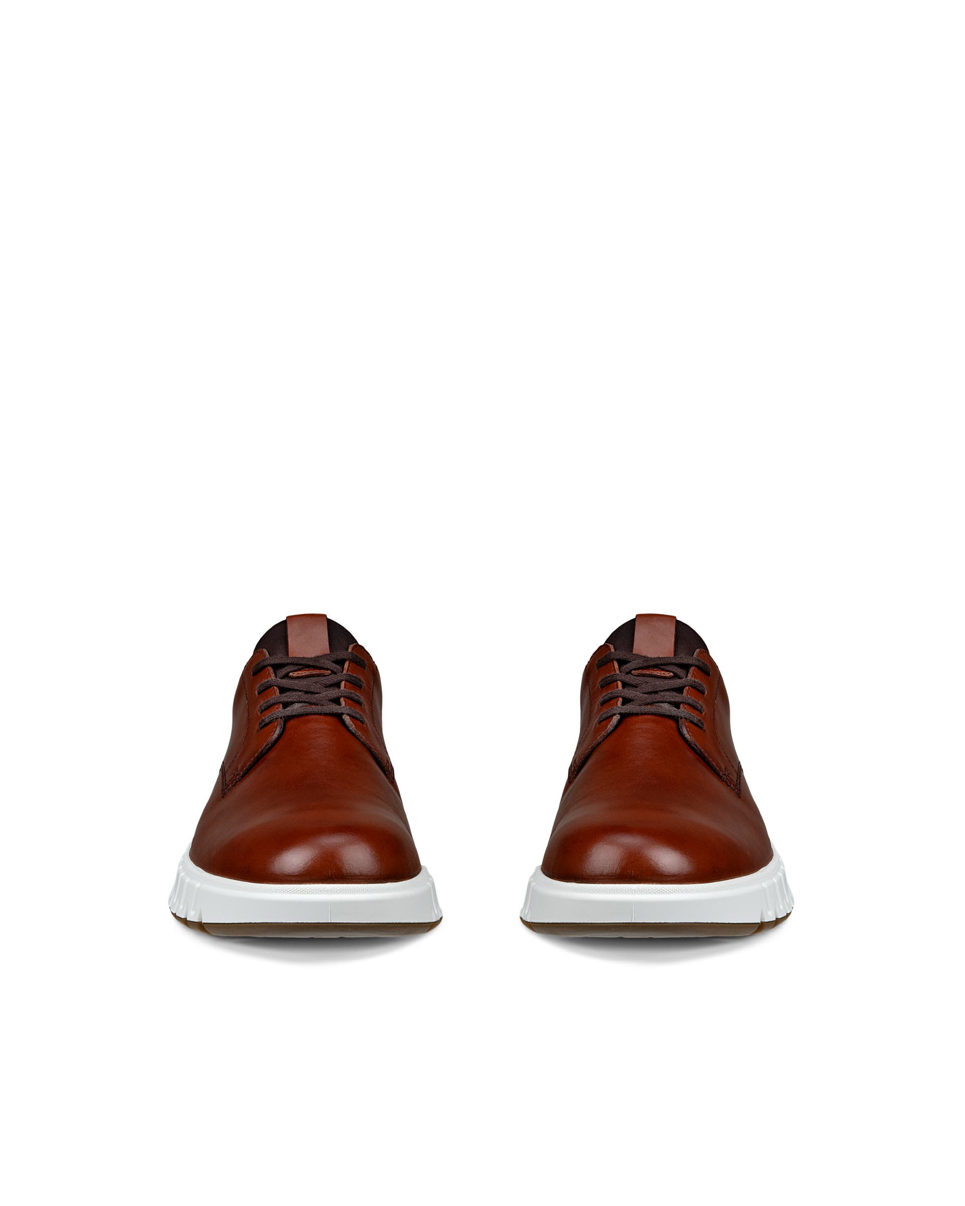 Men's ECCO® Gruuv Studio Leather Slip-On - Brown - Front pair