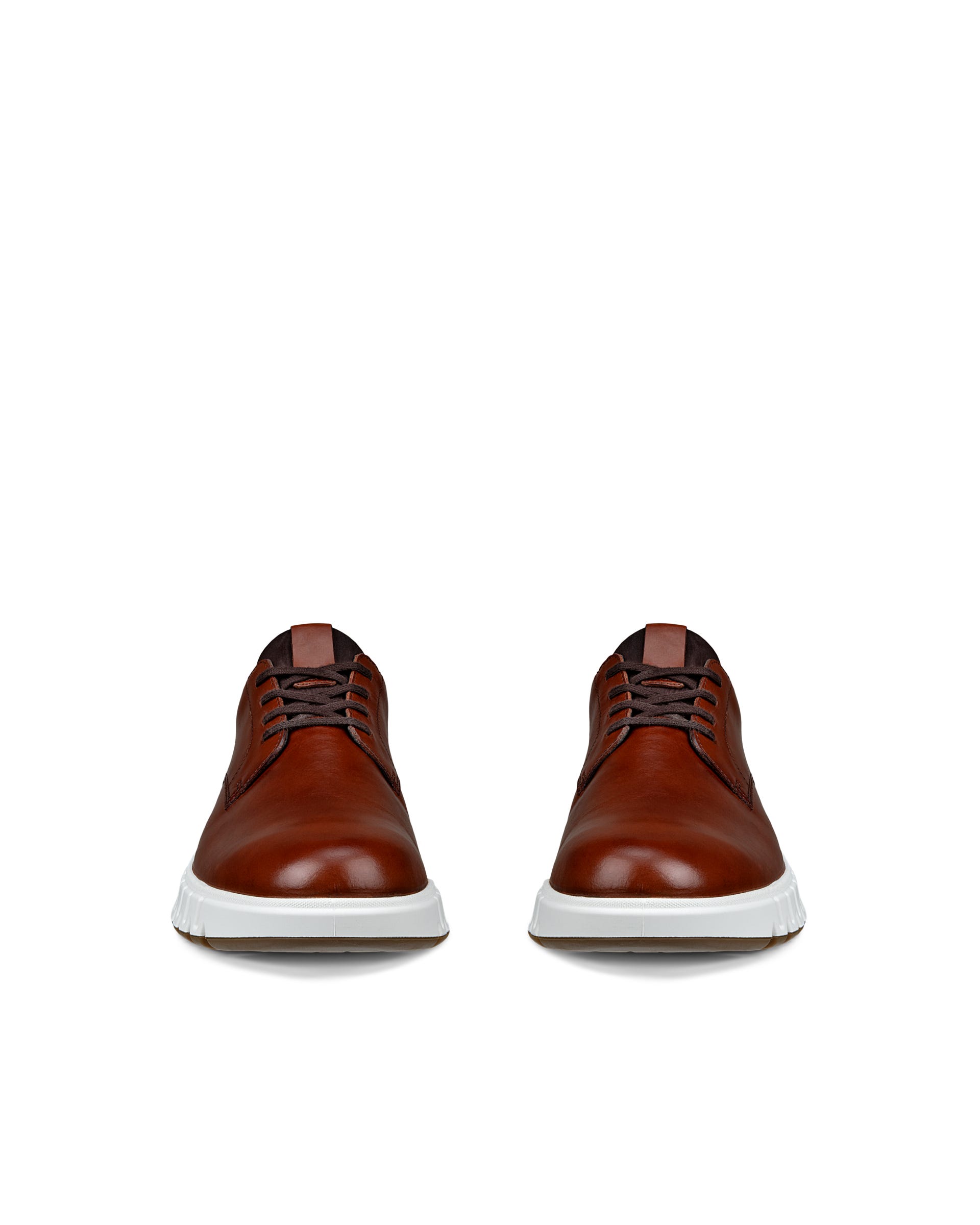 Men's ECCO® Gruuv Studio Leather Slip-On - Brown - Front pair