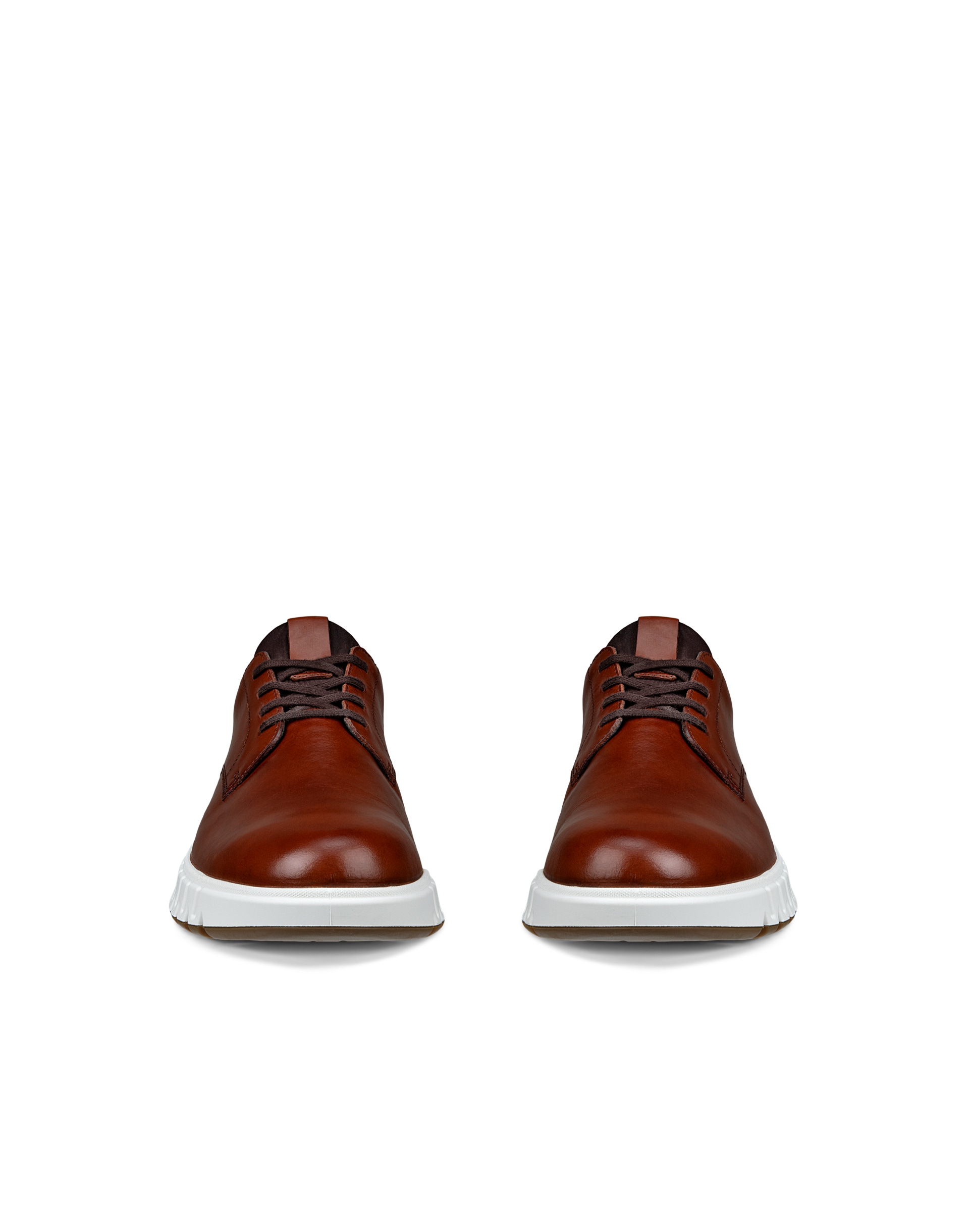 Pánská kožená nazouvací obuv ECCO® Gruuv Studio - Hnědá - Front pair