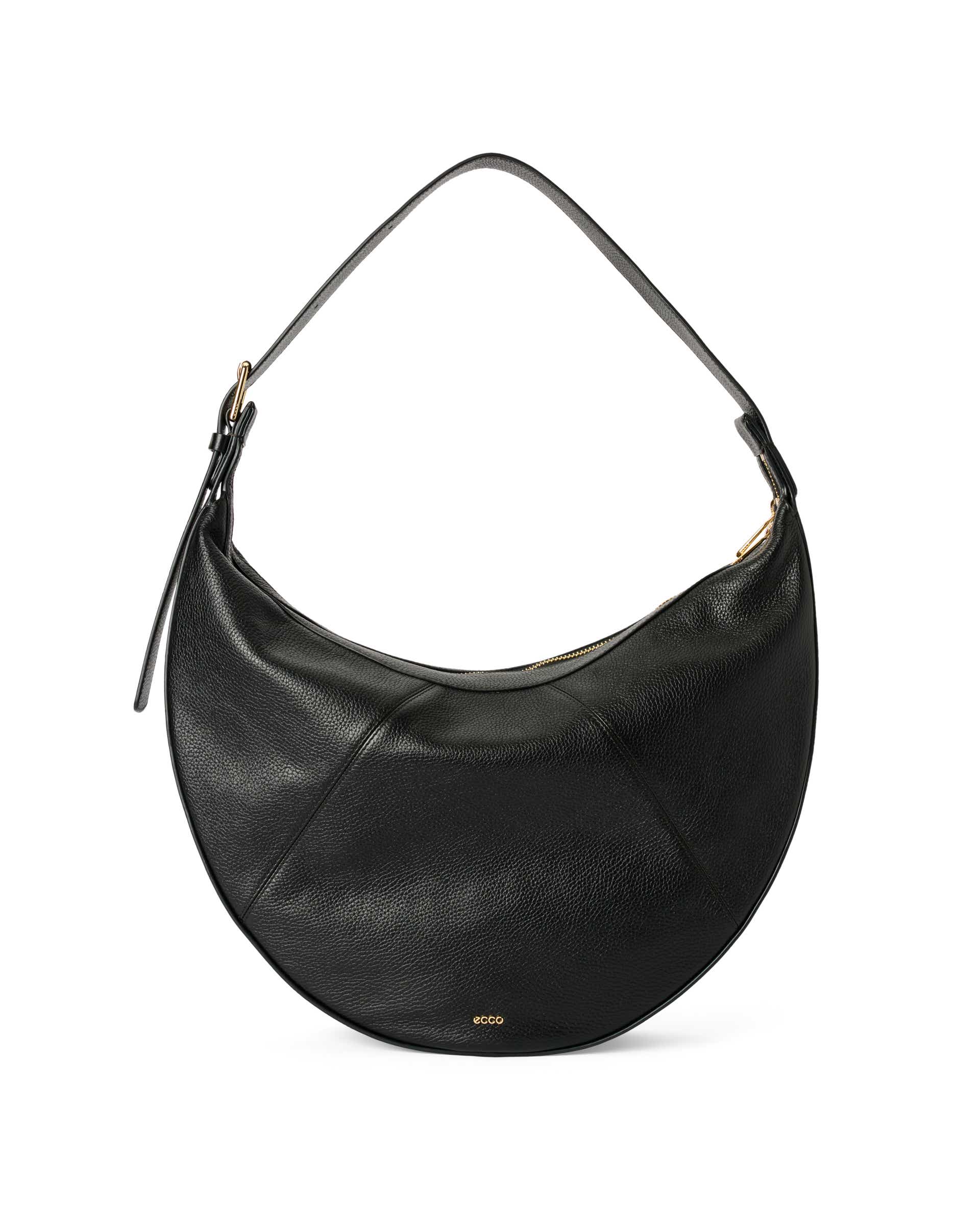Skórzana torba hobo ECCO® Fortune Bag - Czarny - Main