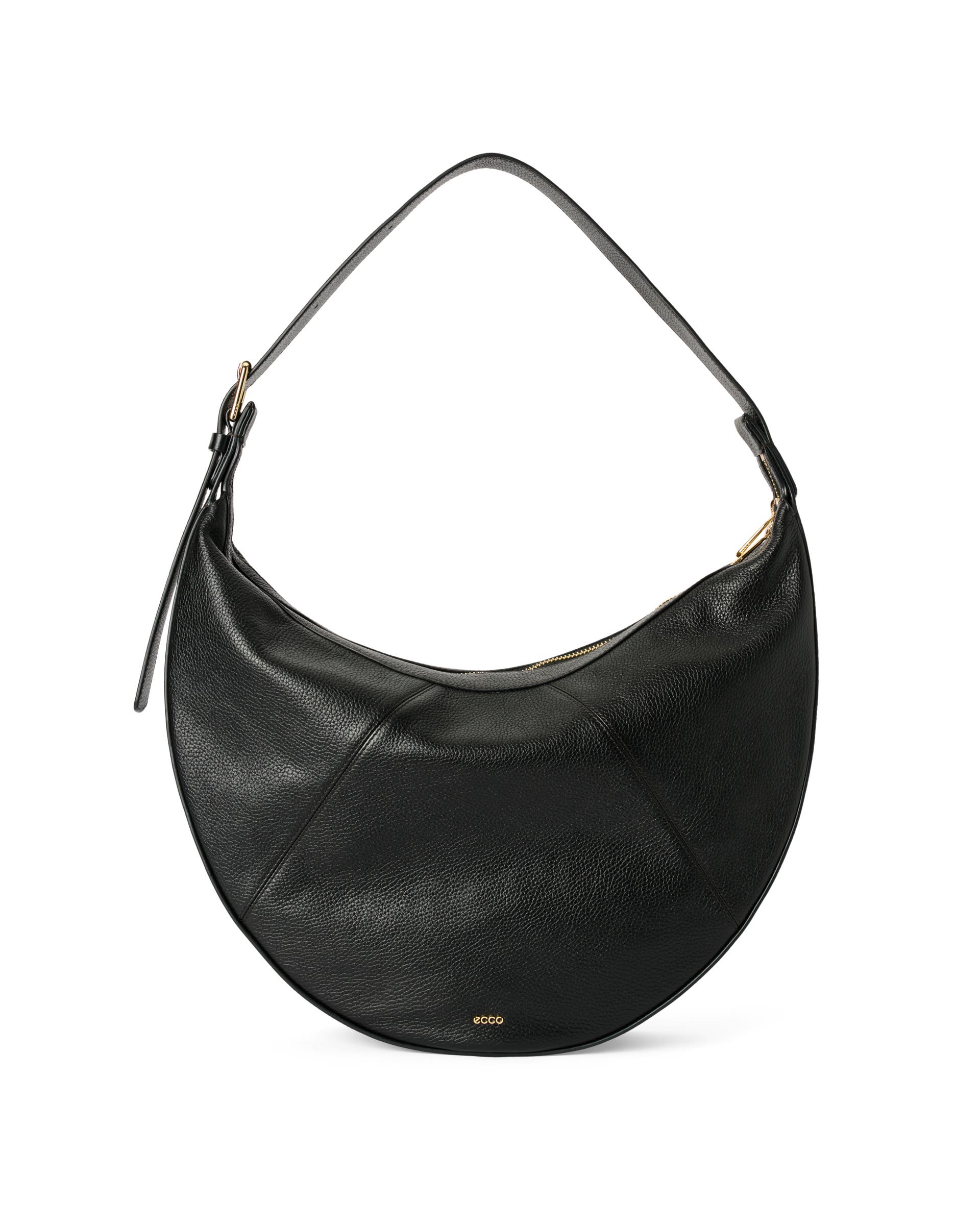 Skórzana torba hobo ECCO® Fortune Bag - Czarny - Main