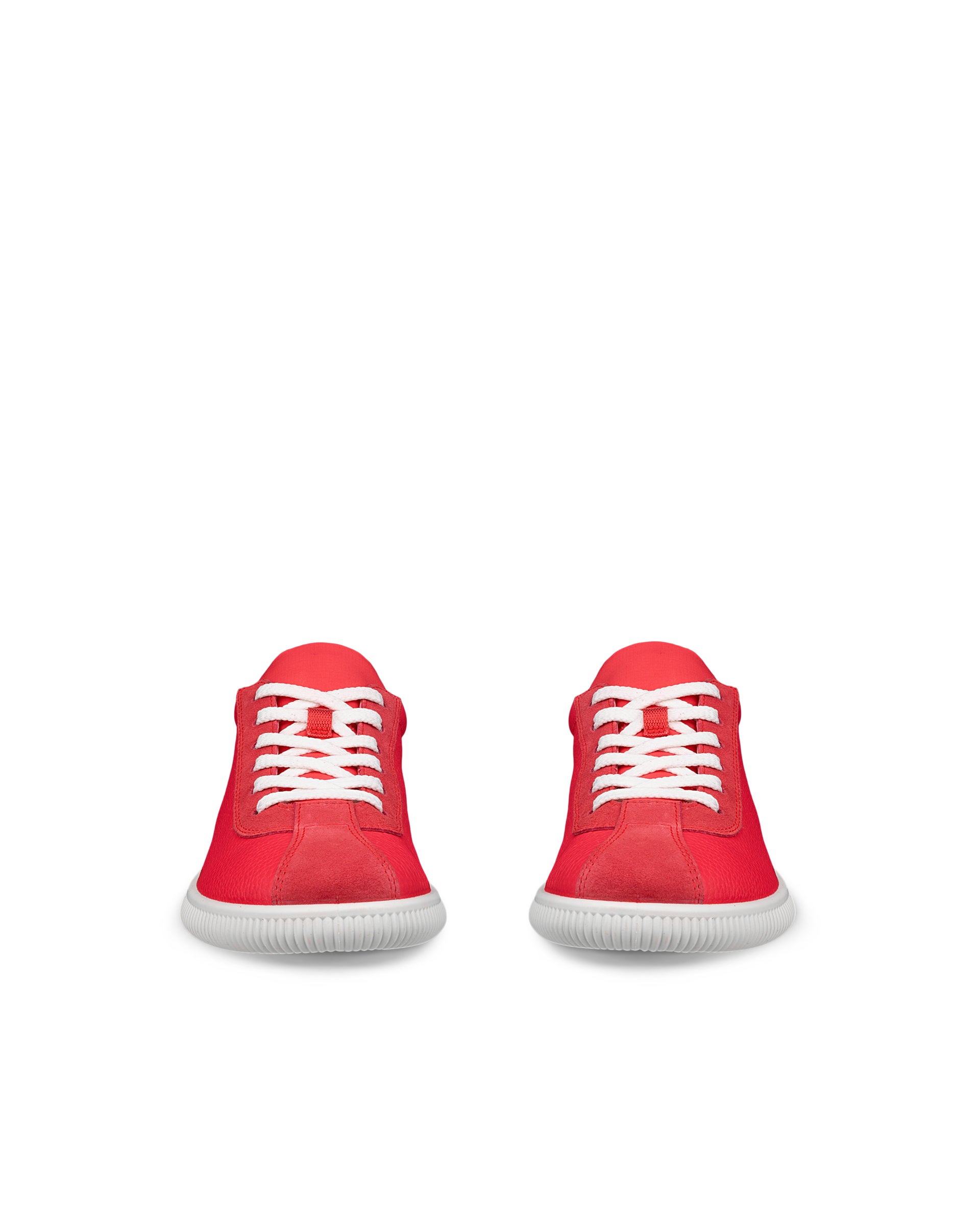 ECCO® Soft Zero baskets en cuir pour femme - Rouge - Front pair