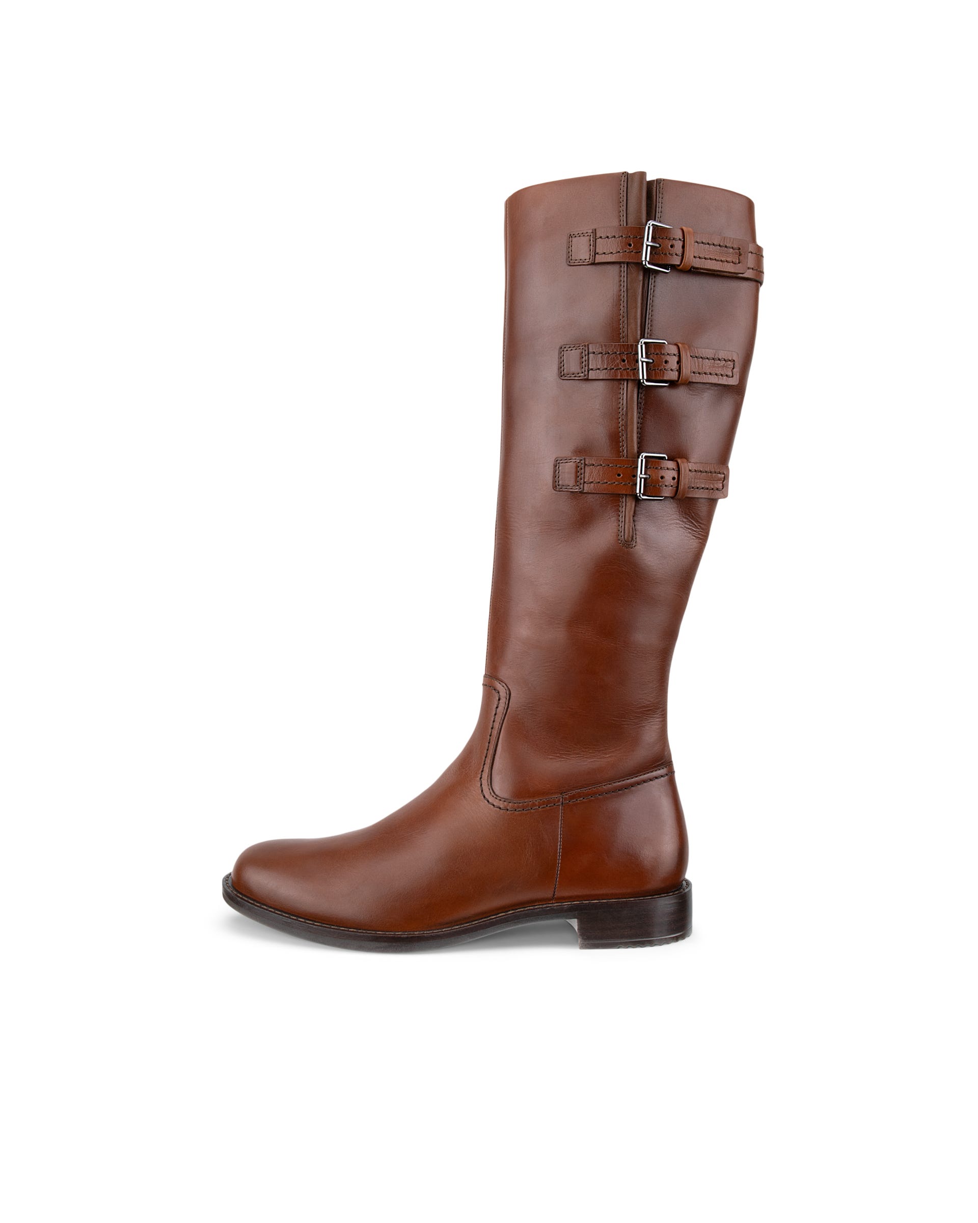 Women's ECCO® SARTORELLE 25 Leather Boot - Brown - Outside