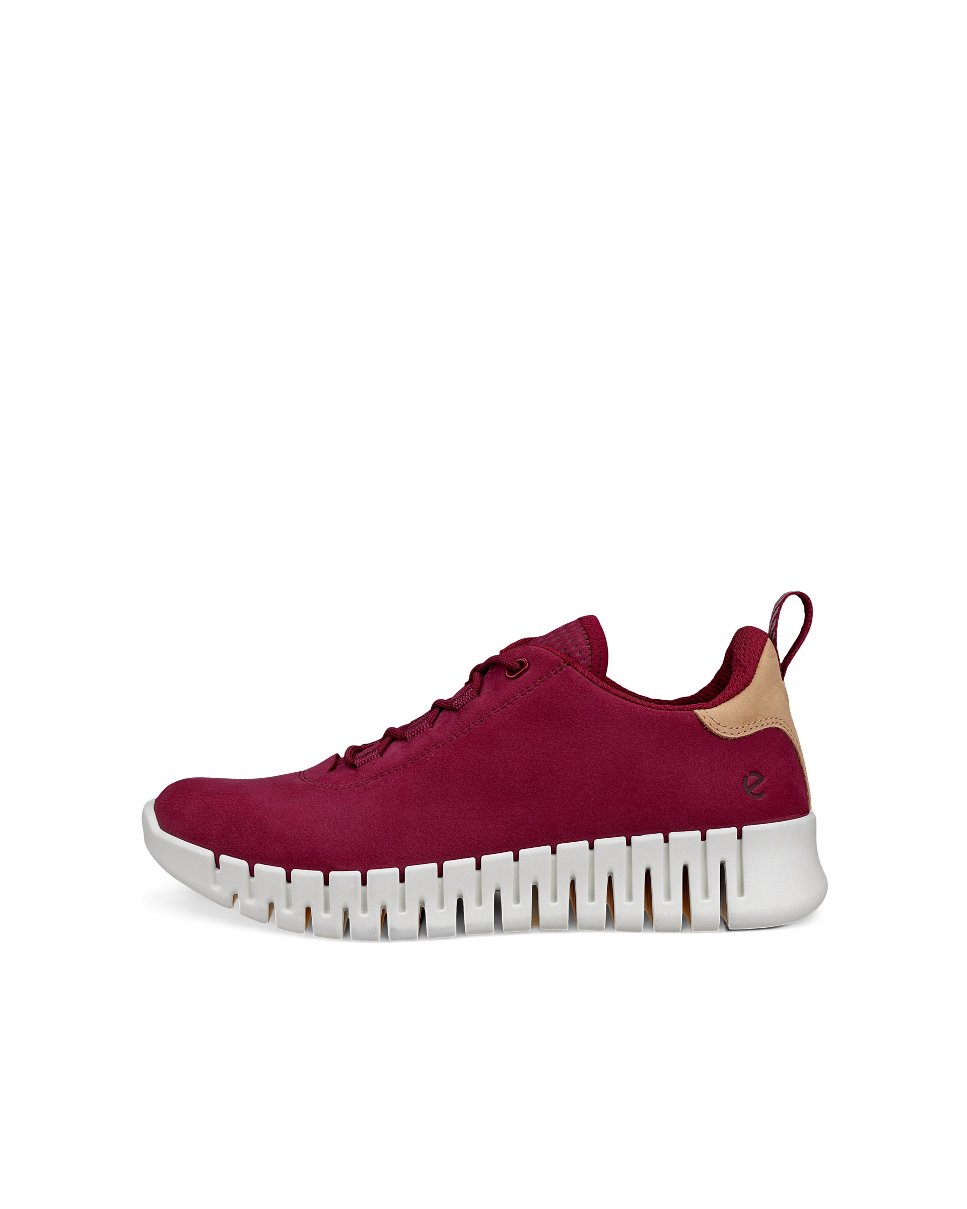 ECCO GRUUV W SNEAKER LEA - Red - Outside
