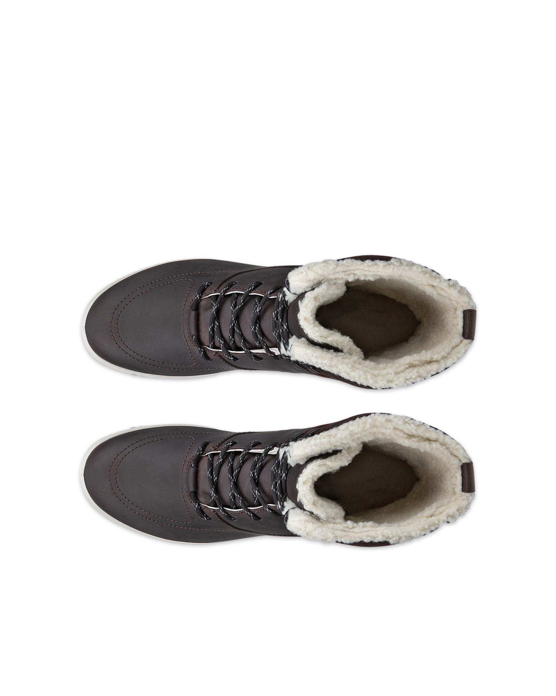 Women's ECCO® Trace Lite Waterproof Oiled Nubuck Boot - Brown - Top left pair