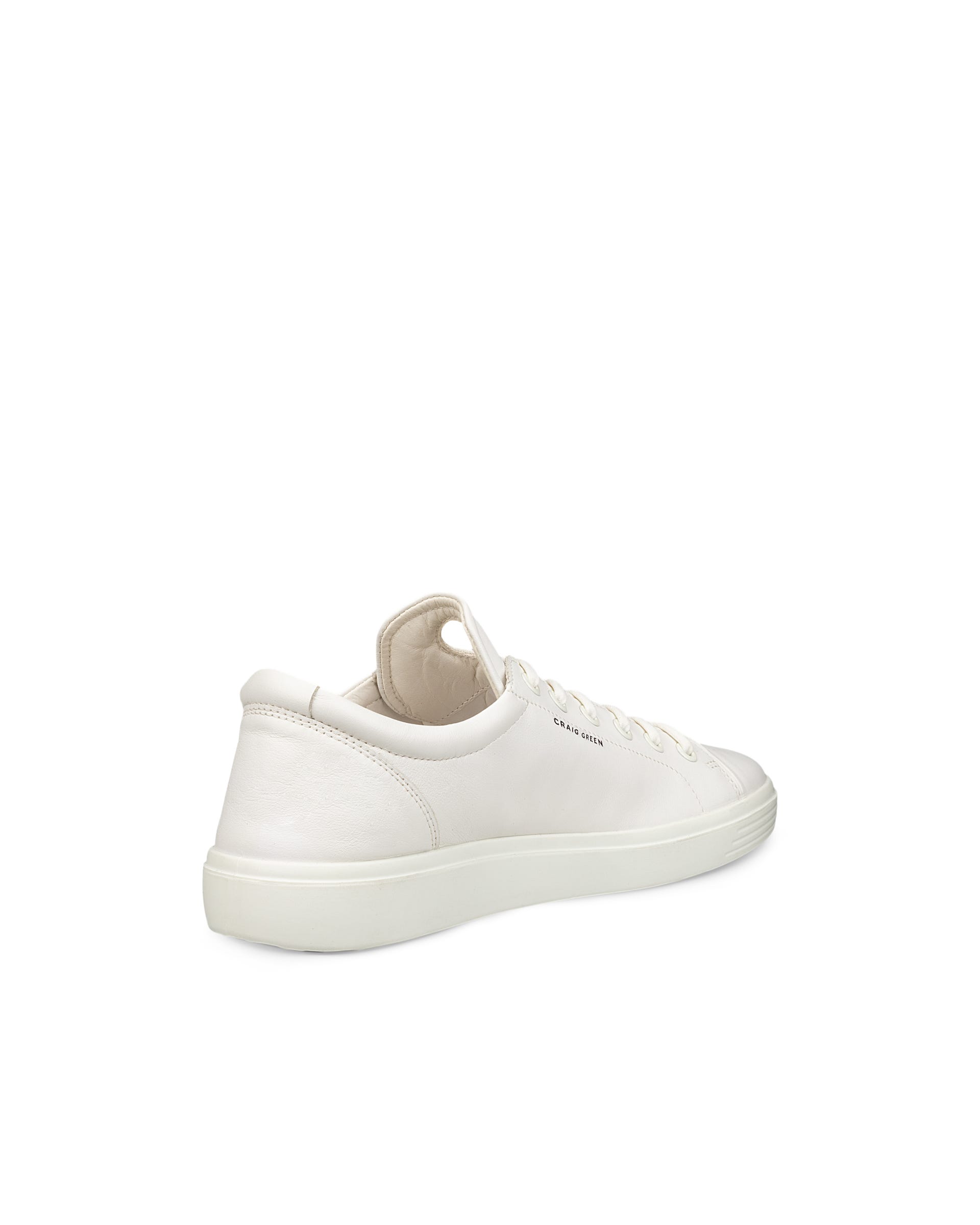 ECCO® SOFT CLASSIC sneakers i læder til damer - Hvid - Back